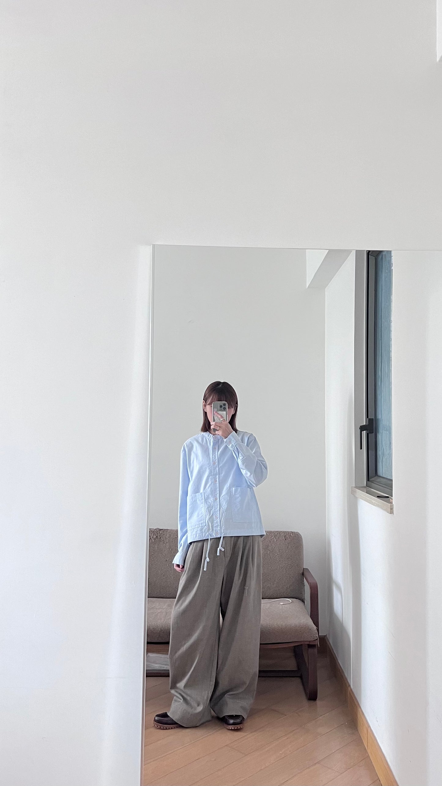 baby cotton shirt in sora