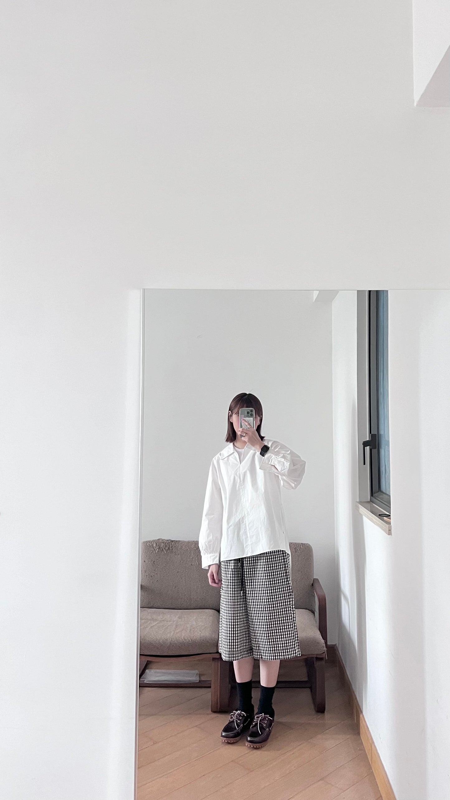 checked pants