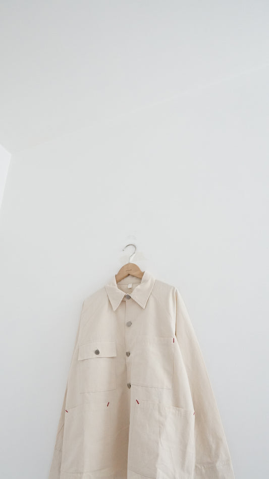 minimalist worker jacket
