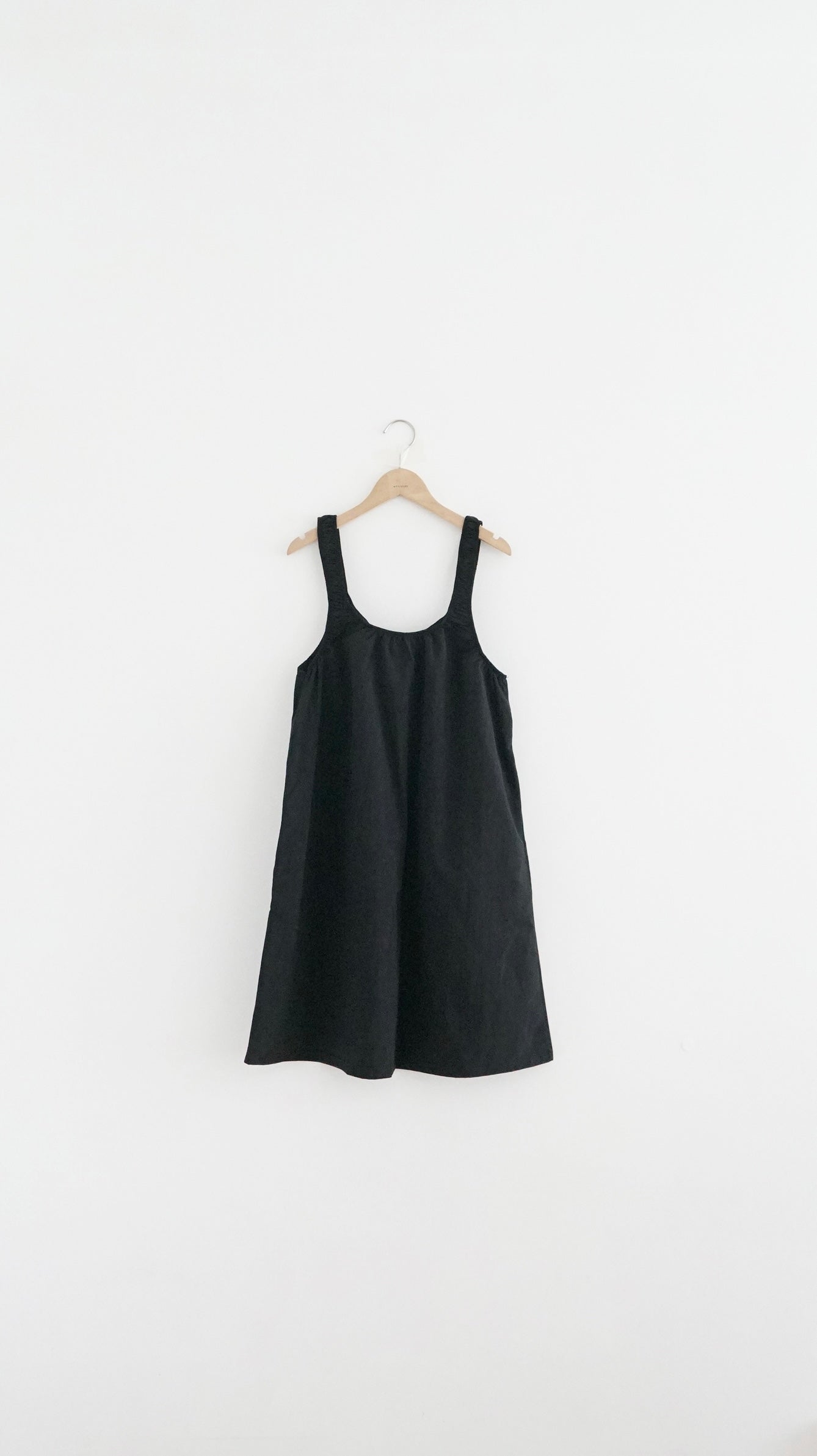 ease a-line tank dress in black (pre-order)