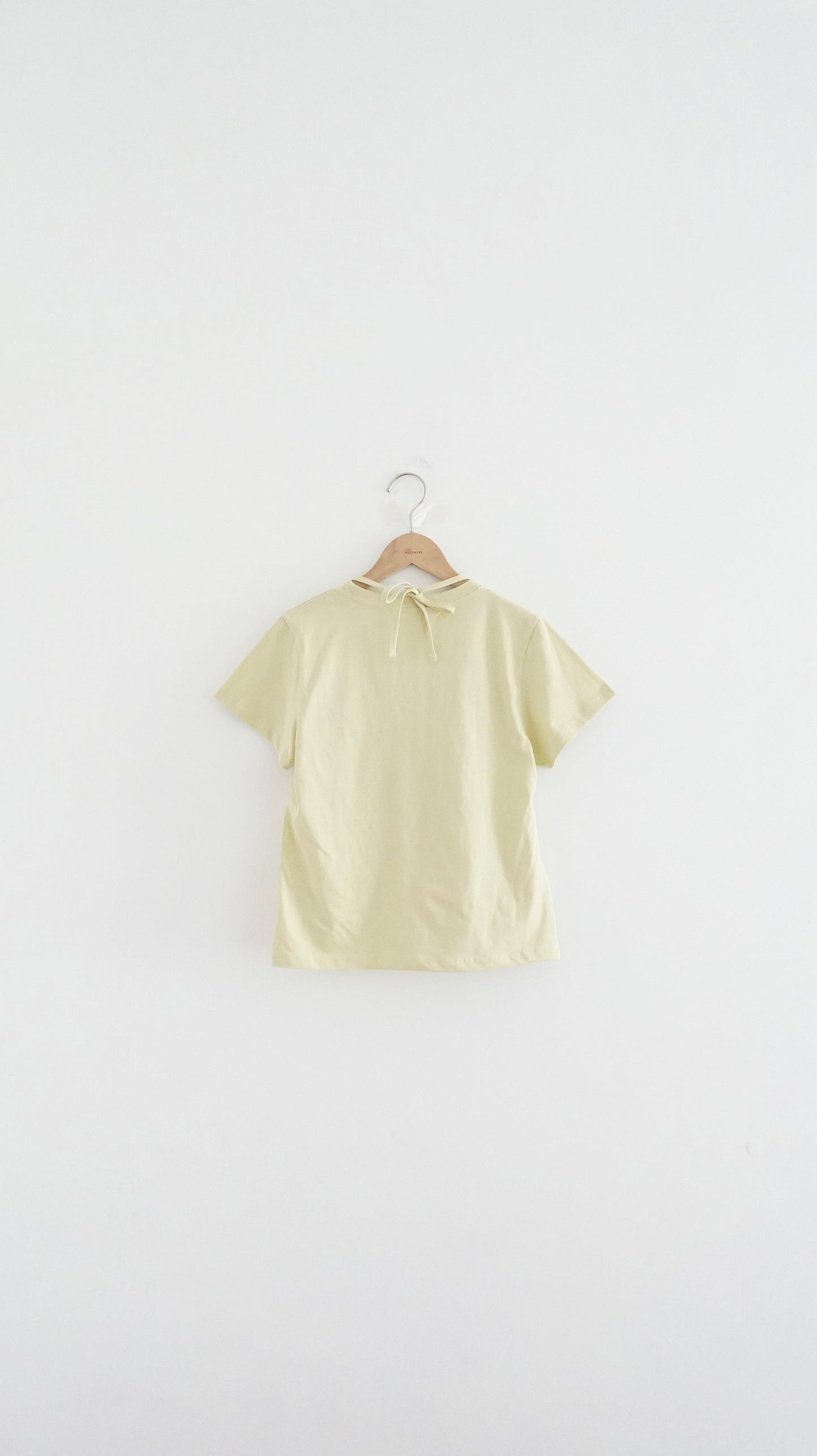 two-in-one tee in pistachioi green