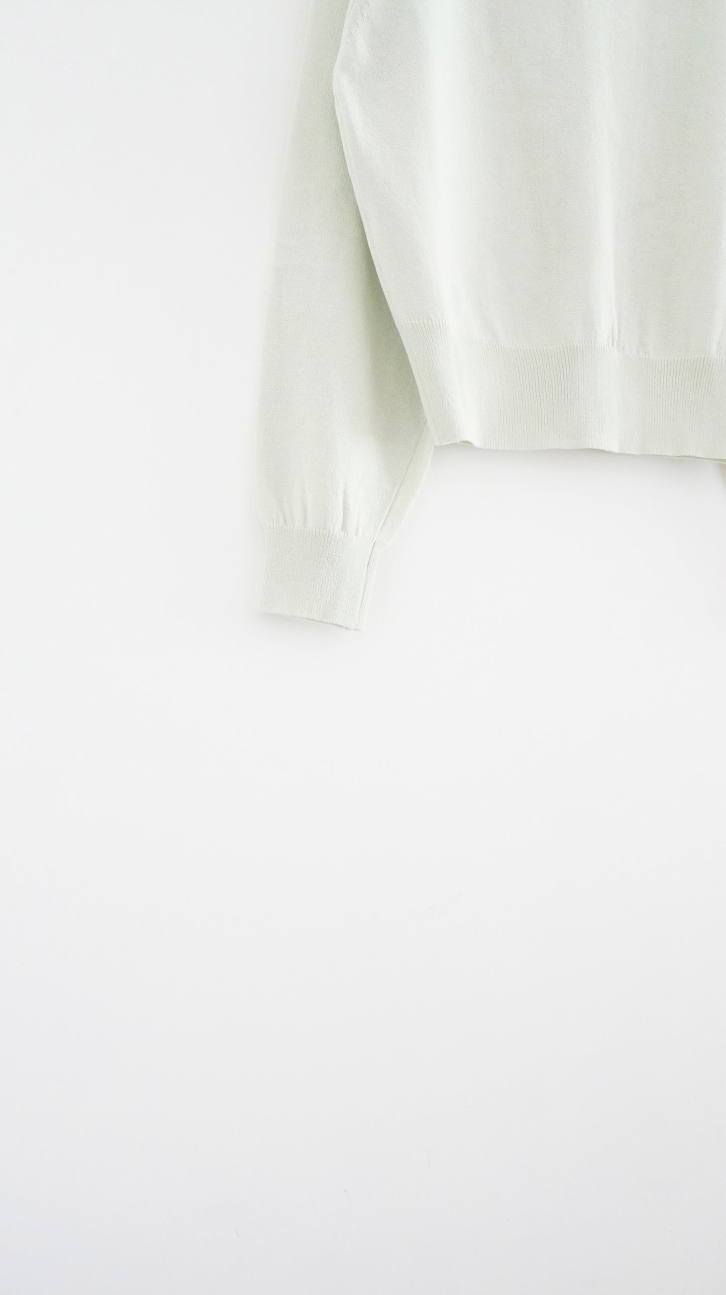 refined sheer cardigan in light green (pre-order)