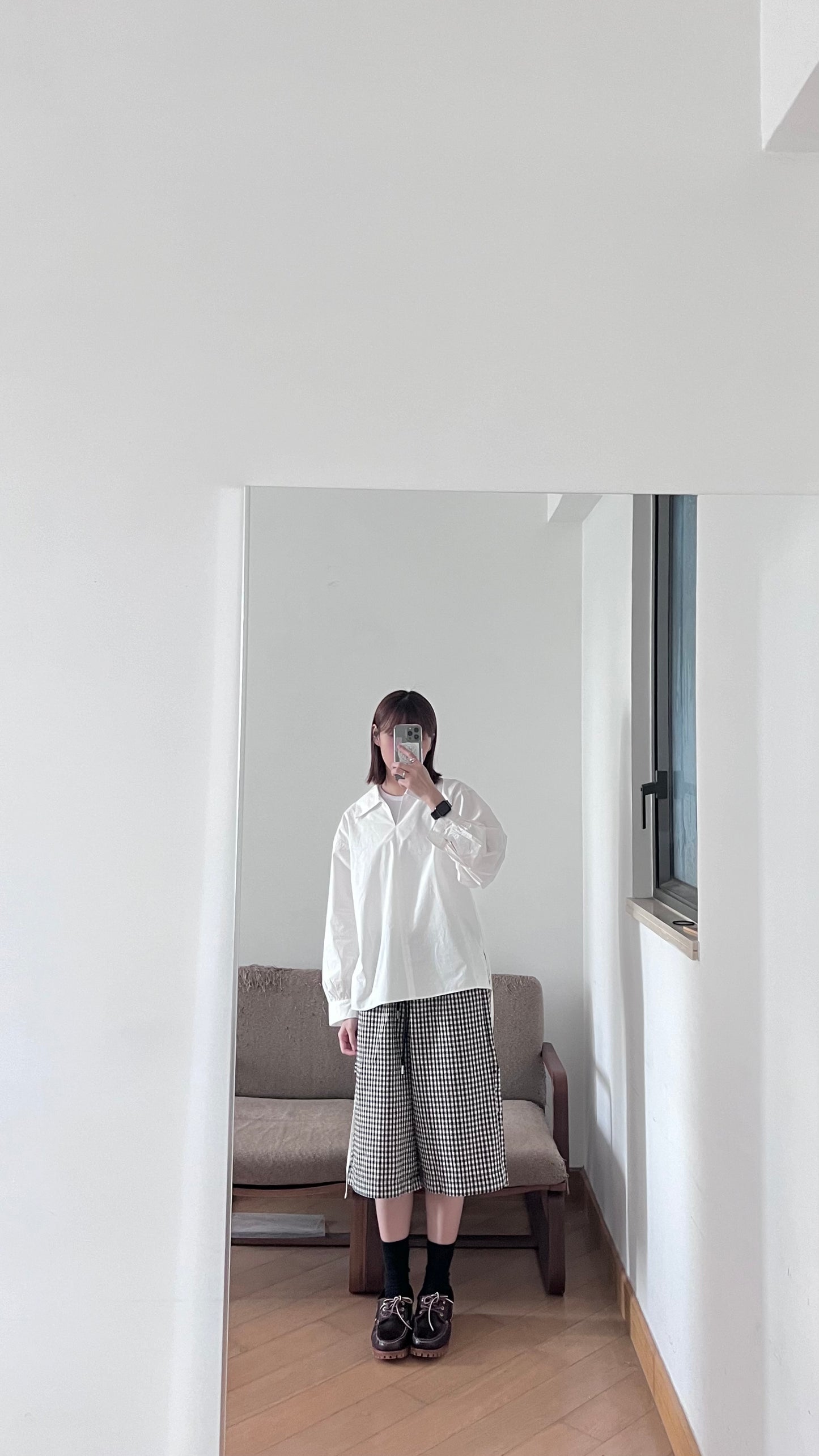 checked pants