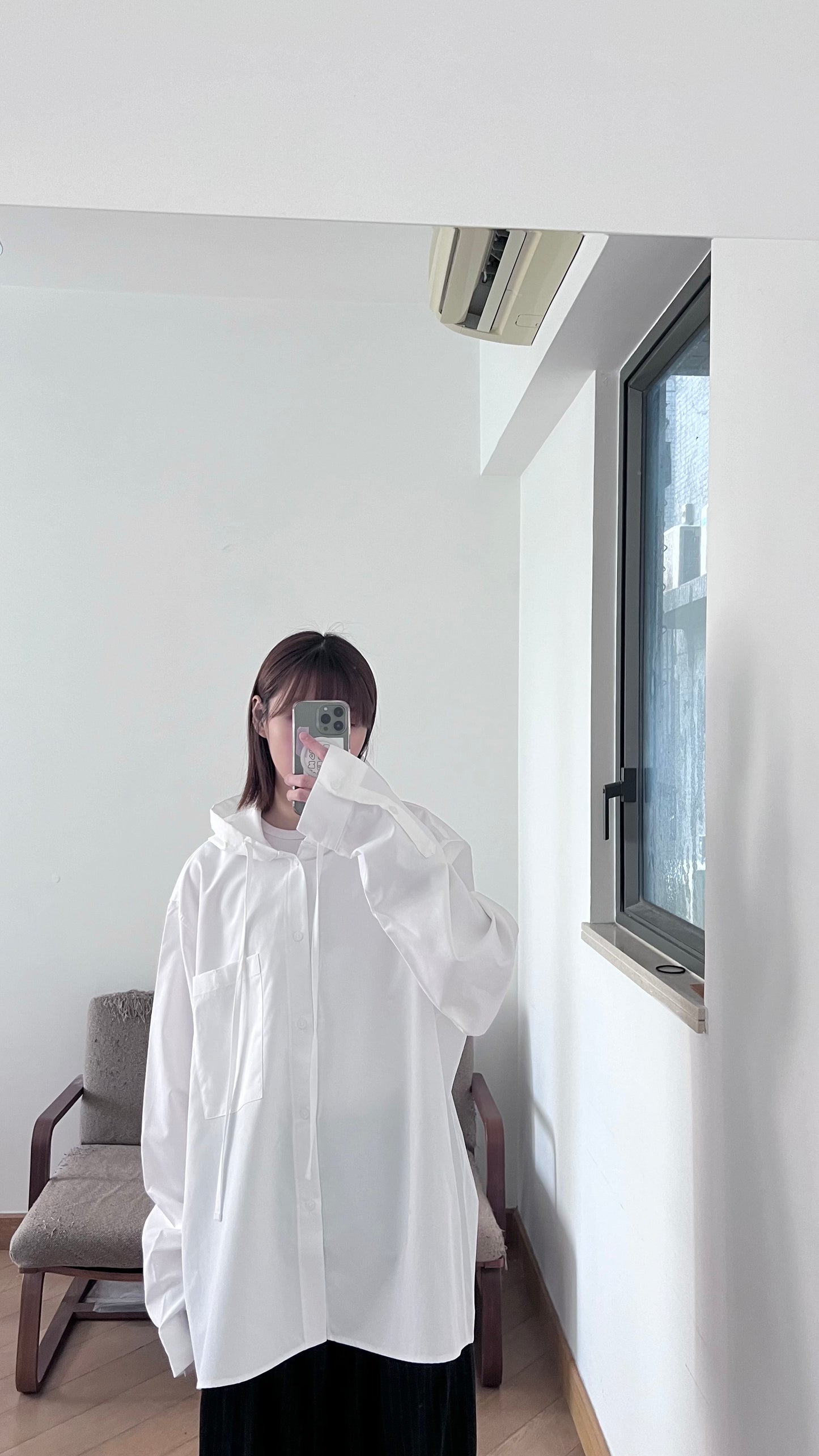 unisex plain hoodies shirt in white