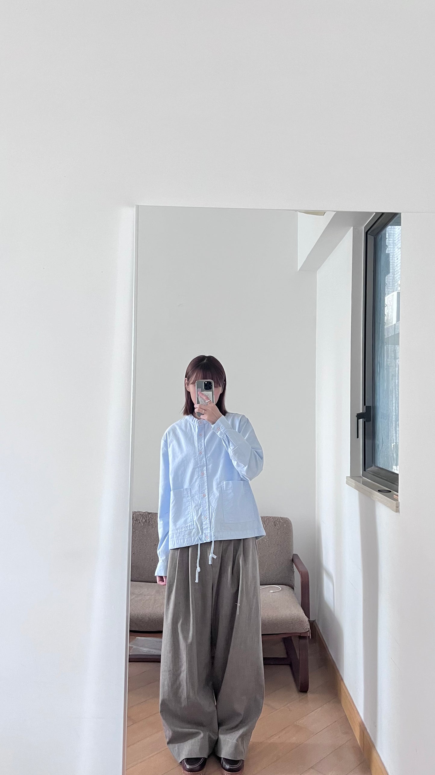 baby cotton shirt in sora