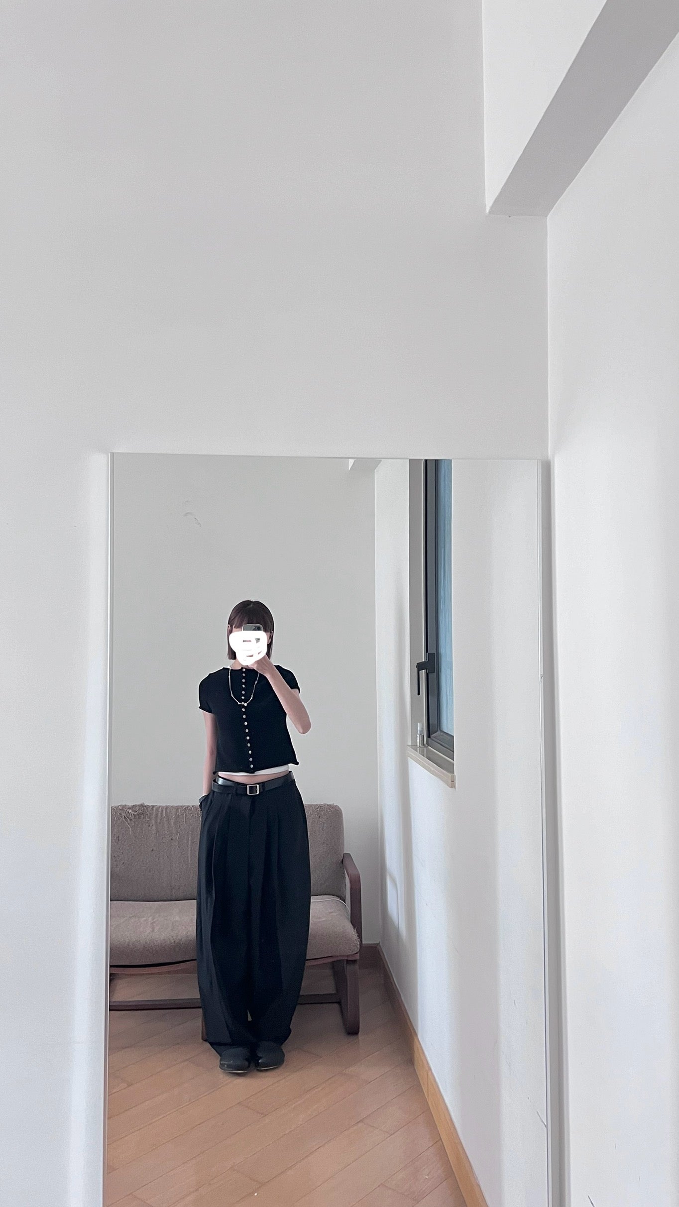 soft sleeve cardigan in black