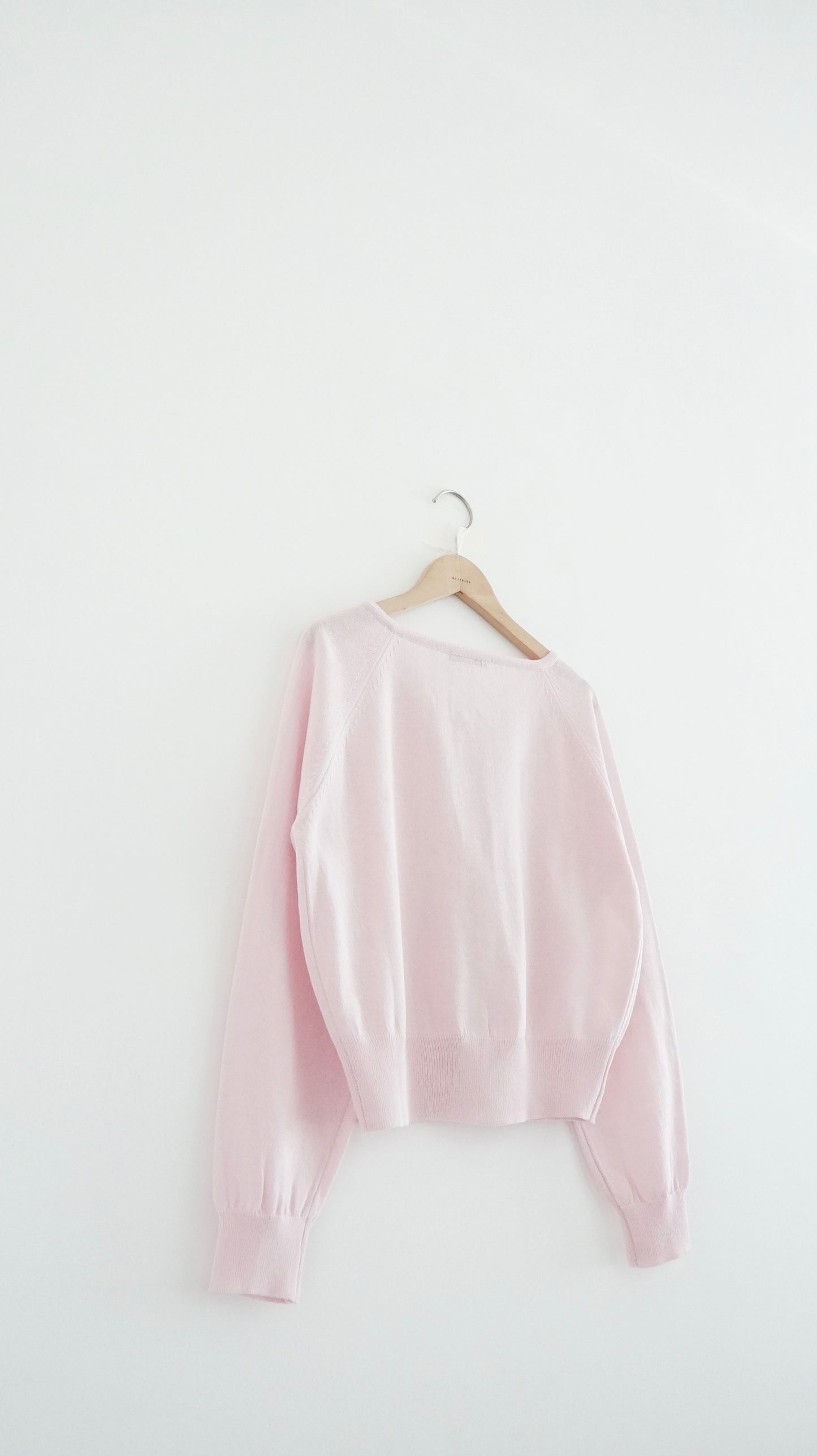 refined sheer cardigan in pink (pre-order)
