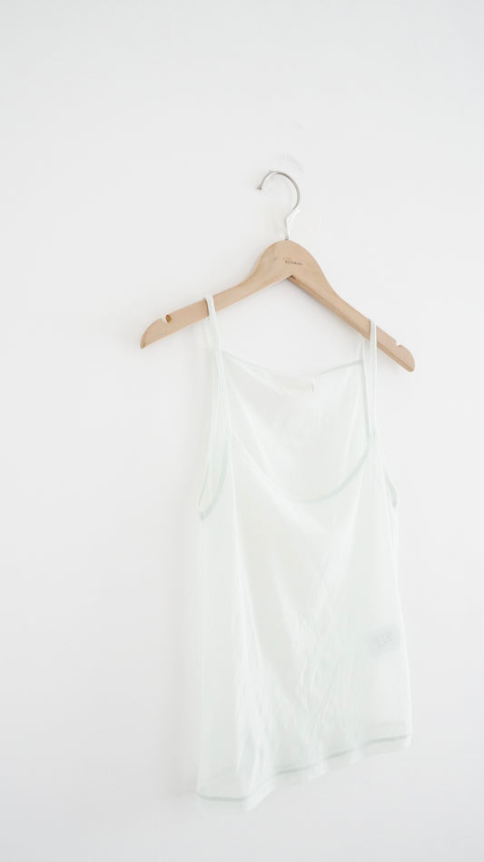 sheer camii top in mint
