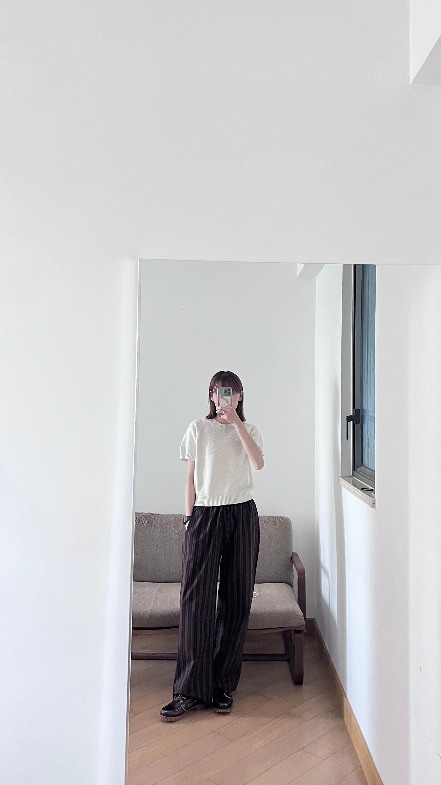 vintage sweater in ivory