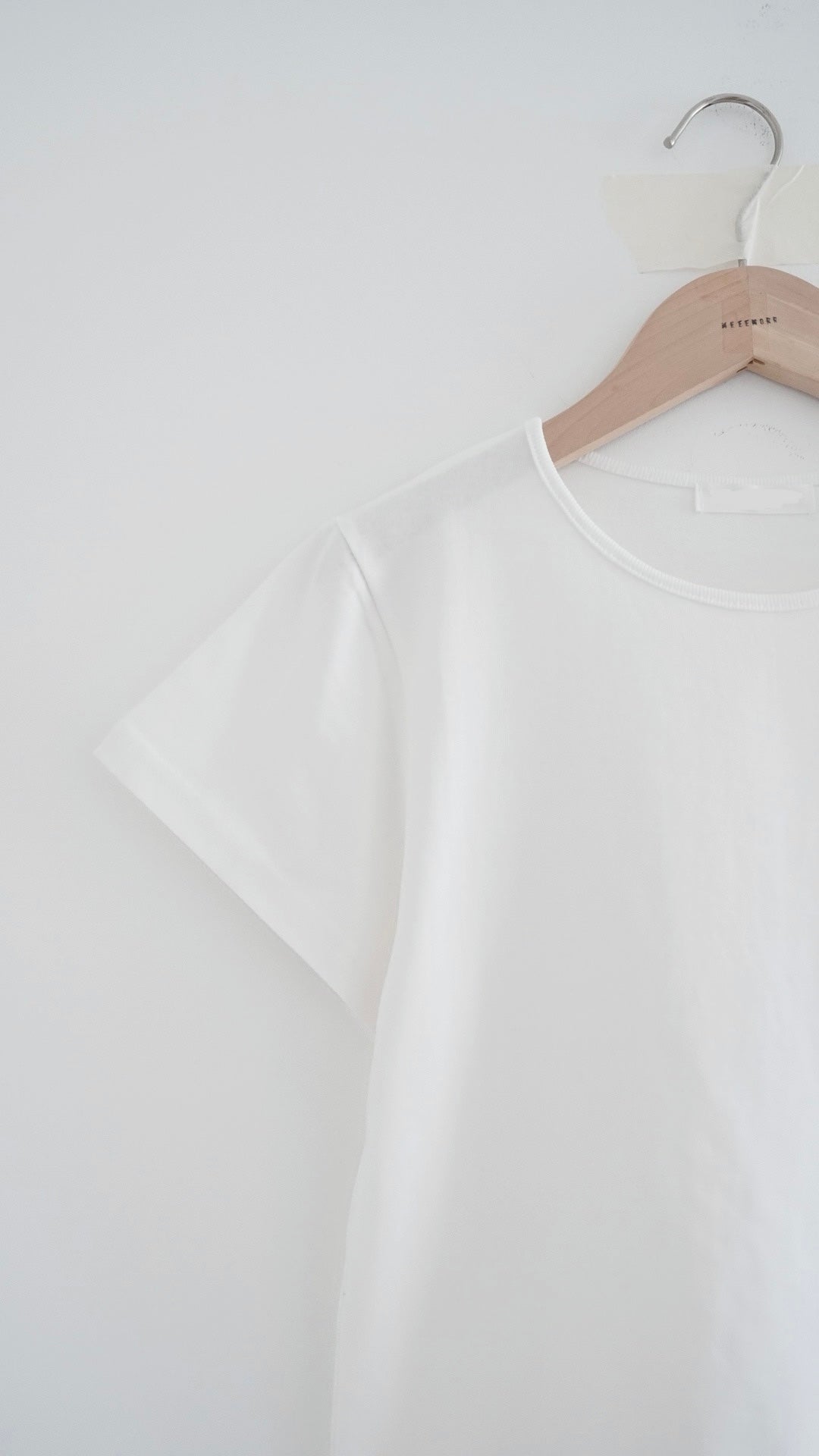 cleanfit tee in white (pre-order)