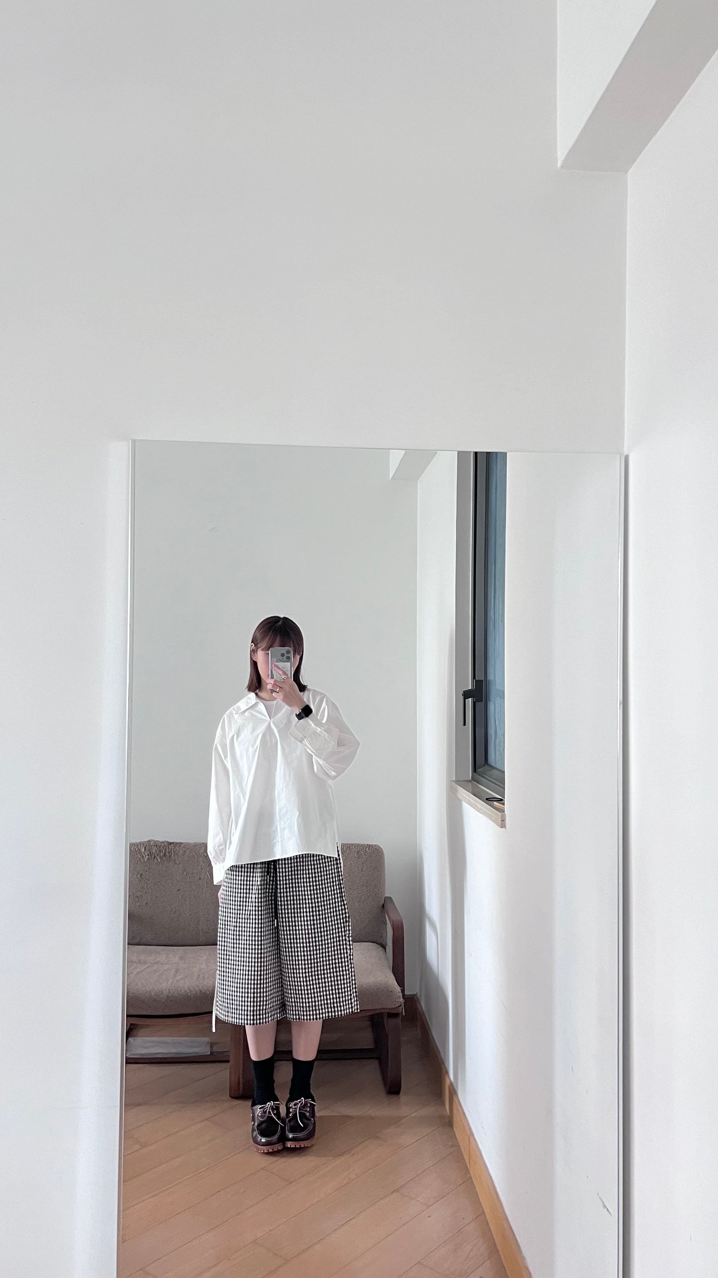 checked pants