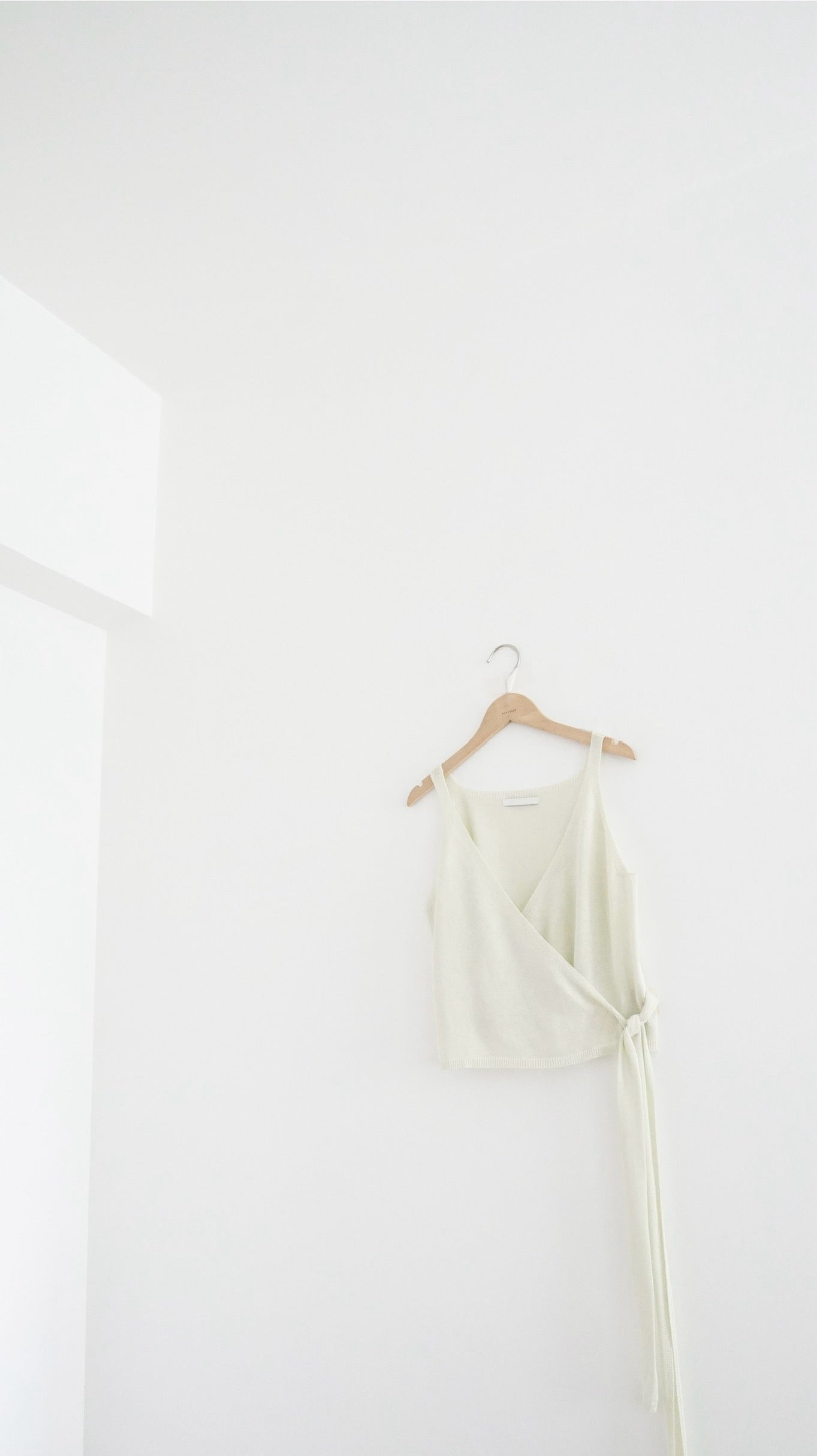 kimono tie vest in light green (pre-order)