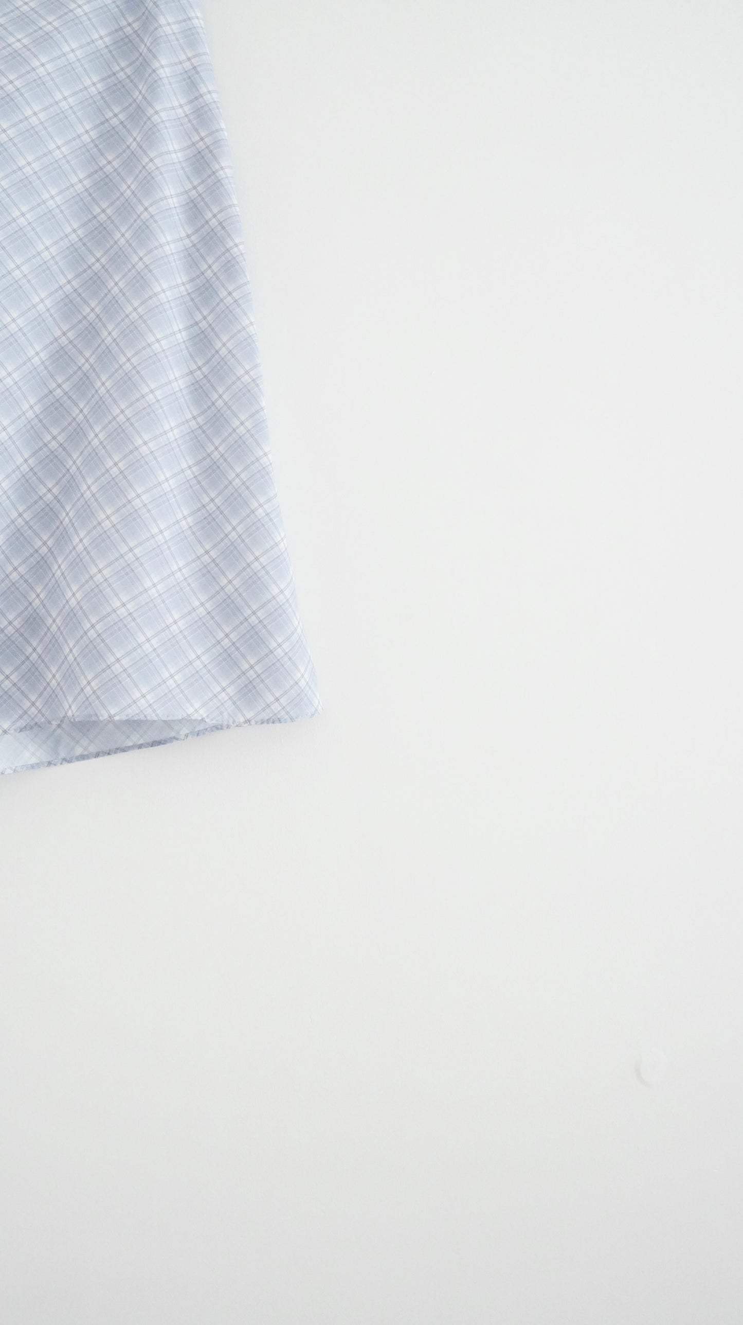 plaid lightweight midi skirt in grey (pre-order)