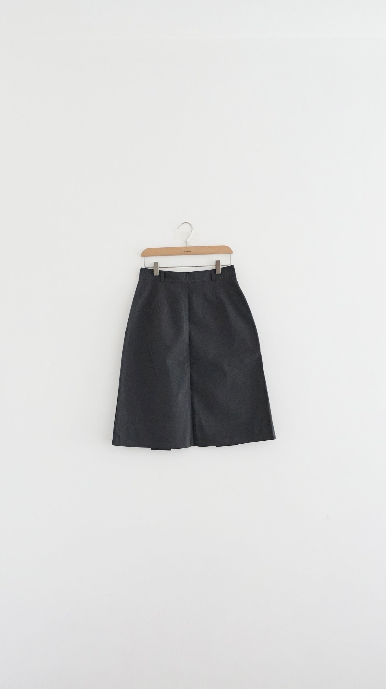 worker midi skirt in grey