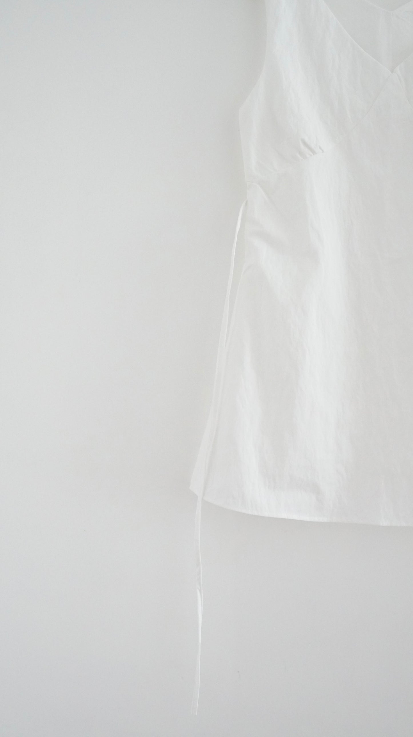 lily dress top in white