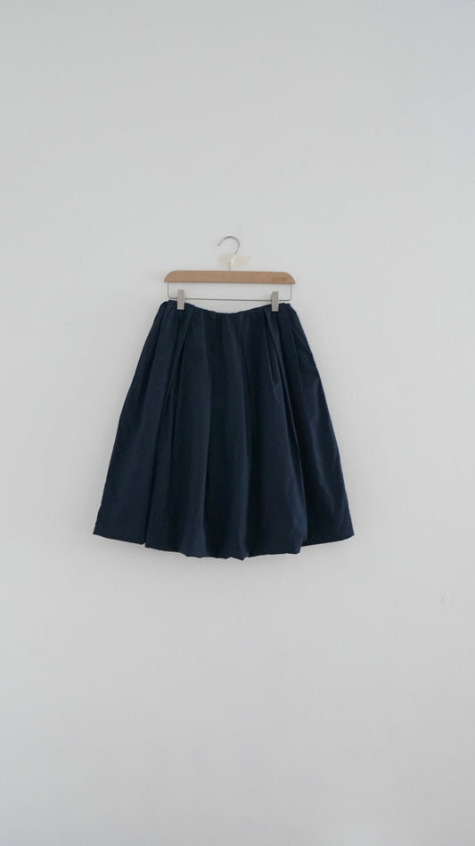 meri skirt in darkest navy