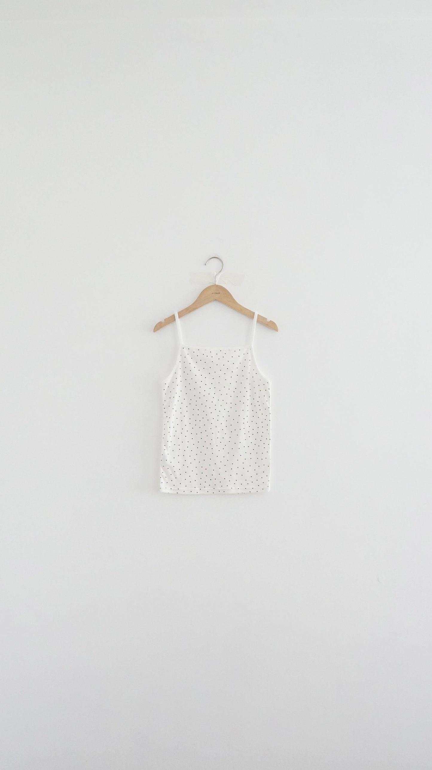 little star camisole in white