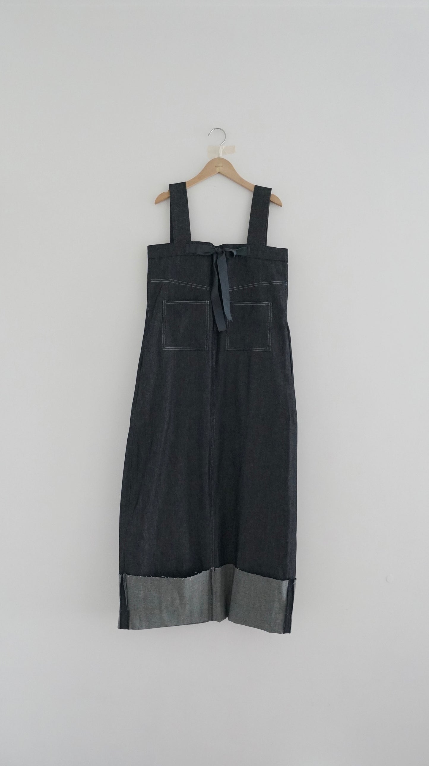 ikee unwashed denim dress