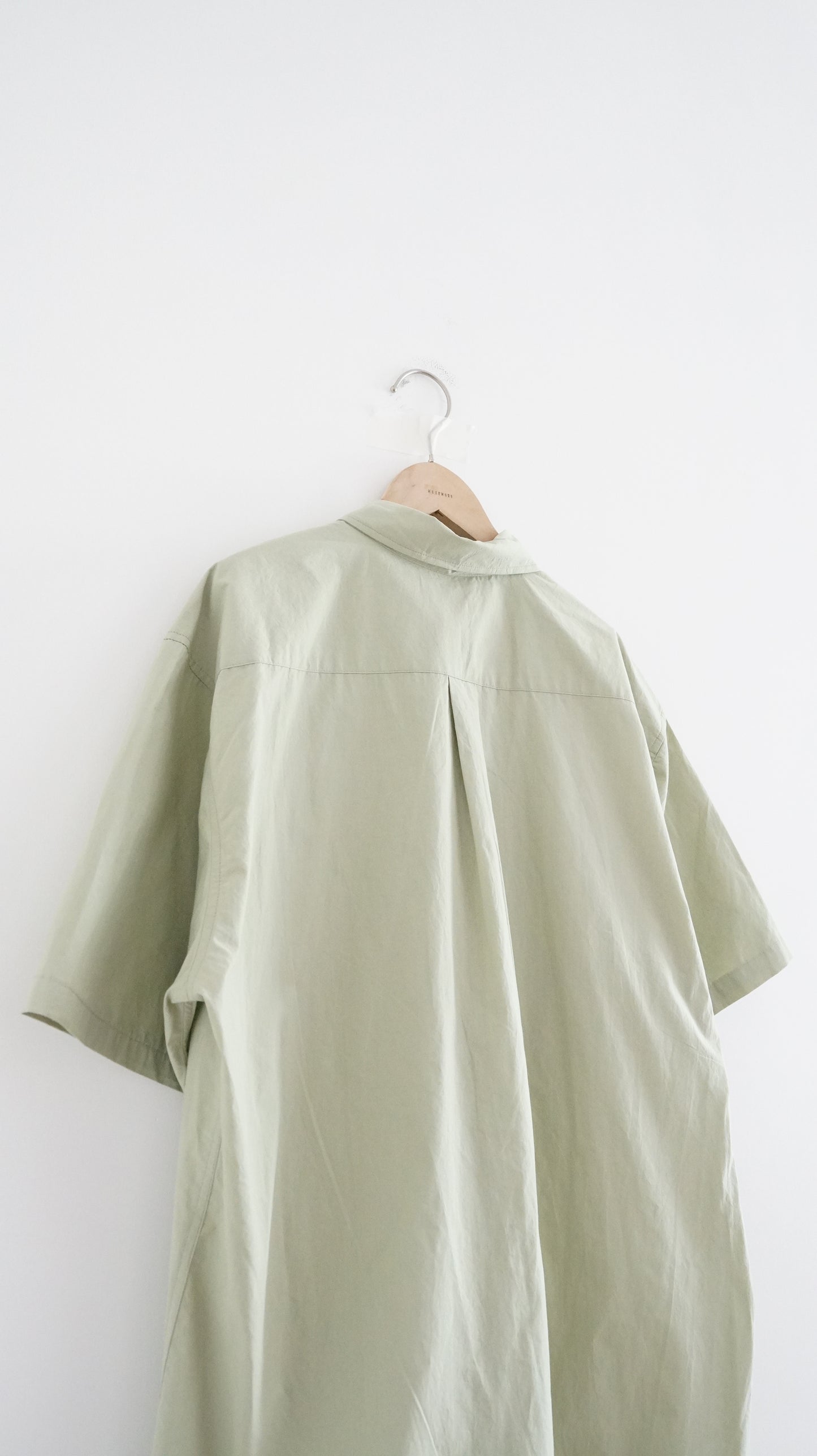 loose short sleeve shirt in sage