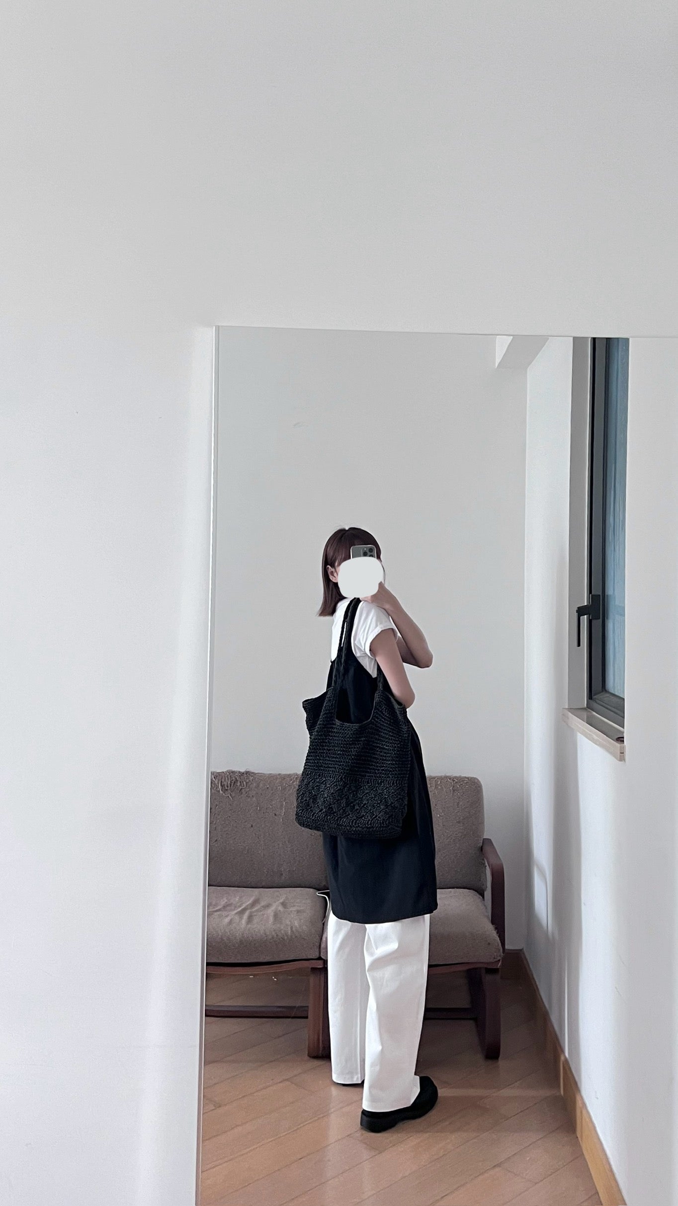 ease a-line tank dress in black (pre-order)