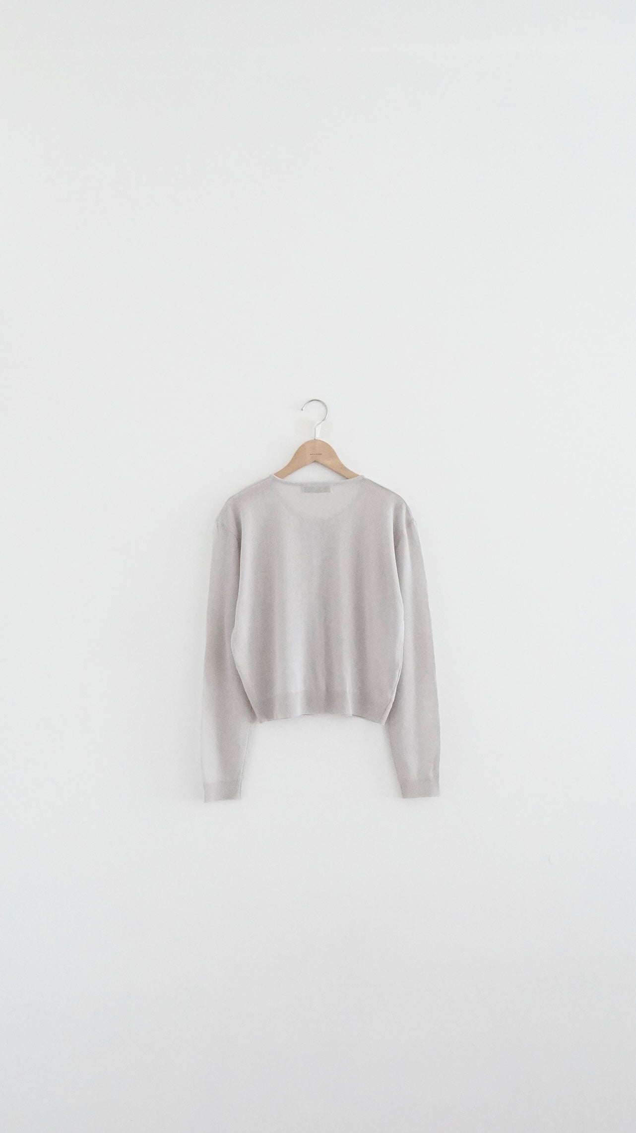 airy sheer cardigan in grey (pre-order)