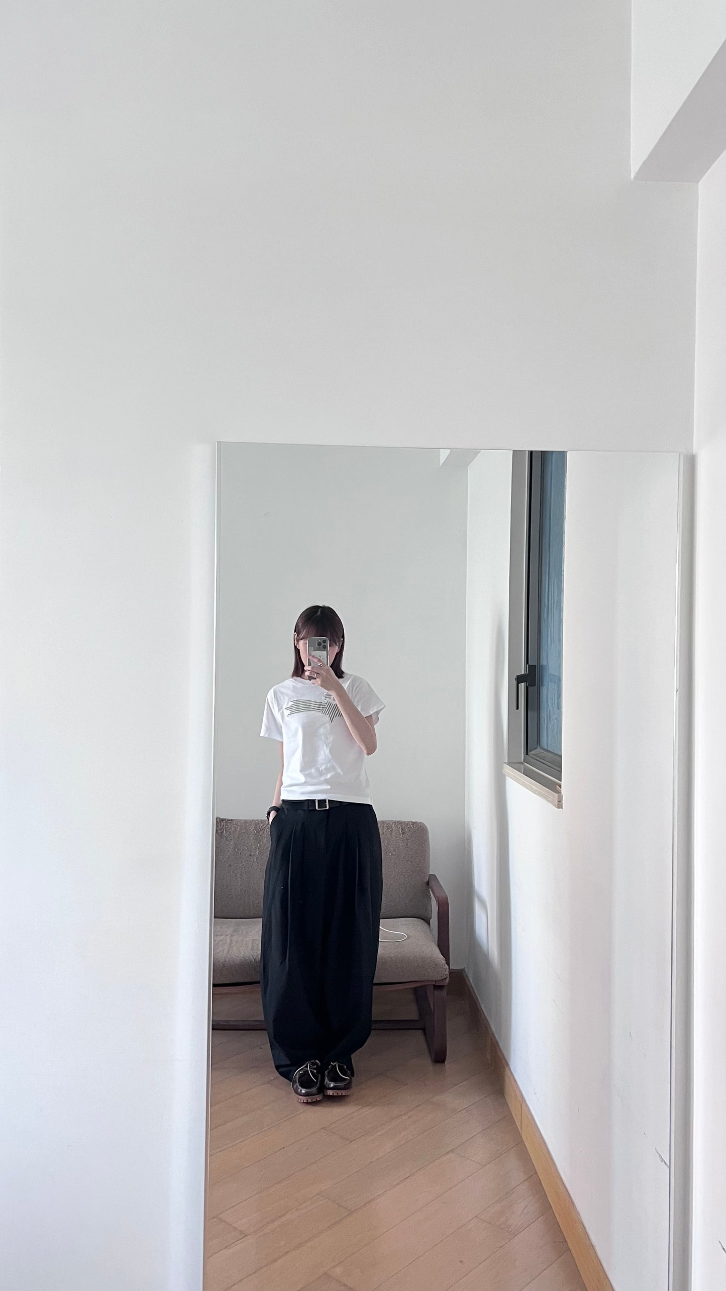 twinkle twinkle print tee in white