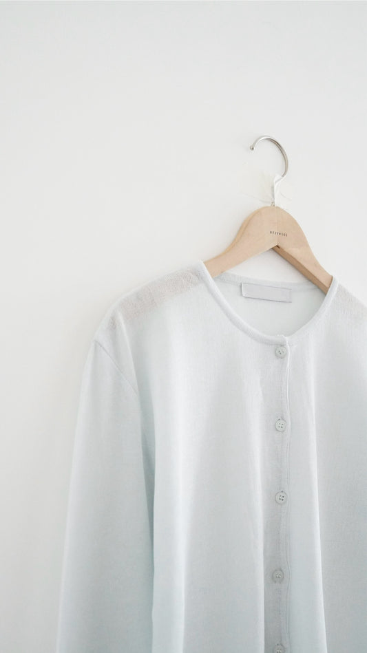 airy sheer cardigan in mint (pre-order)