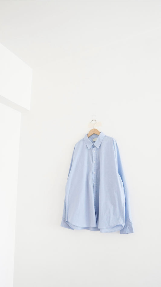 nara check shirt in sora (pre-order)