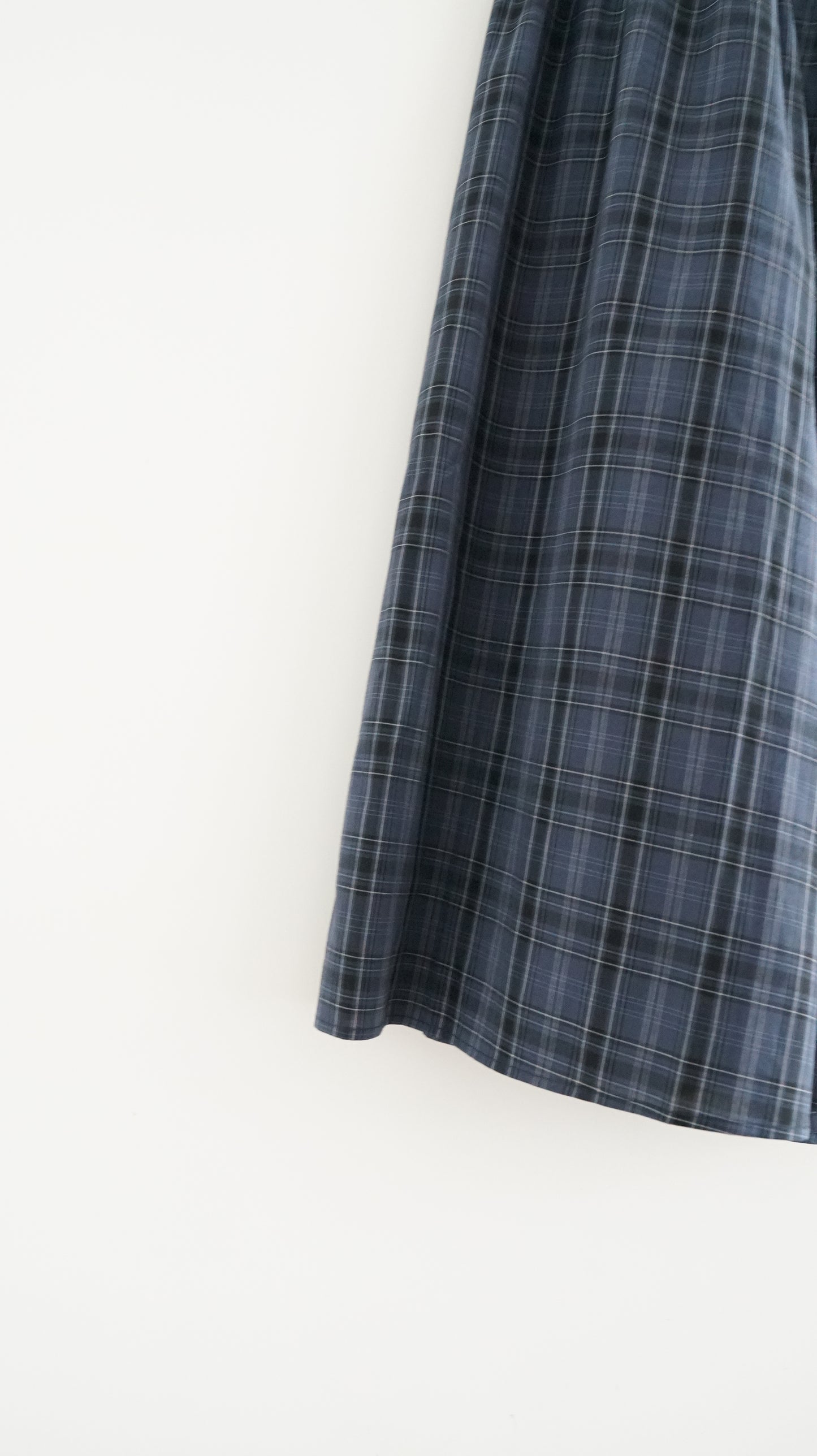 90s cloud check maxi skirt (pre-order)