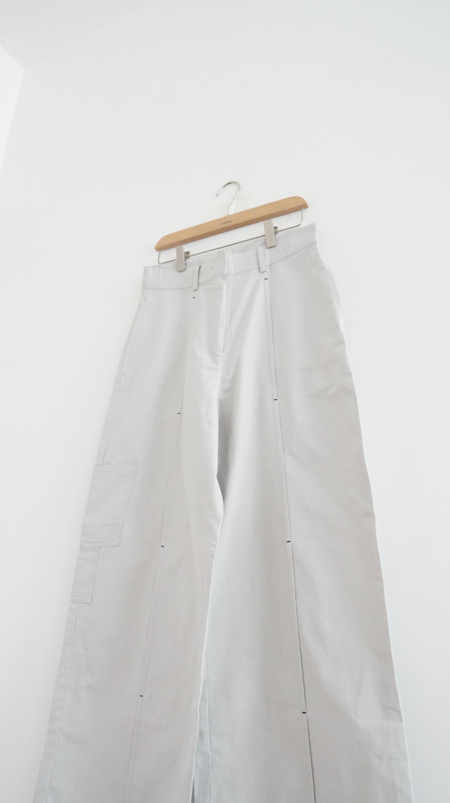pleatline pants in grey (S)