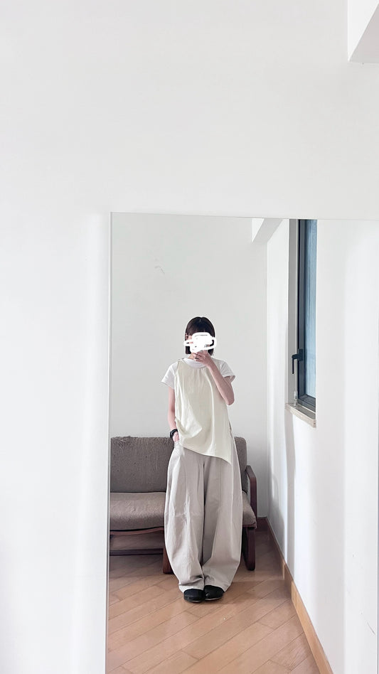 drift back bow tank in cream