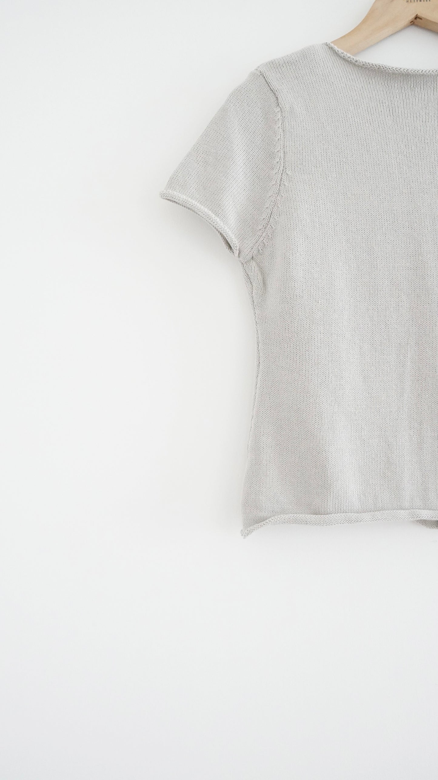 soft sleeve cardigan in grey (pre-order)