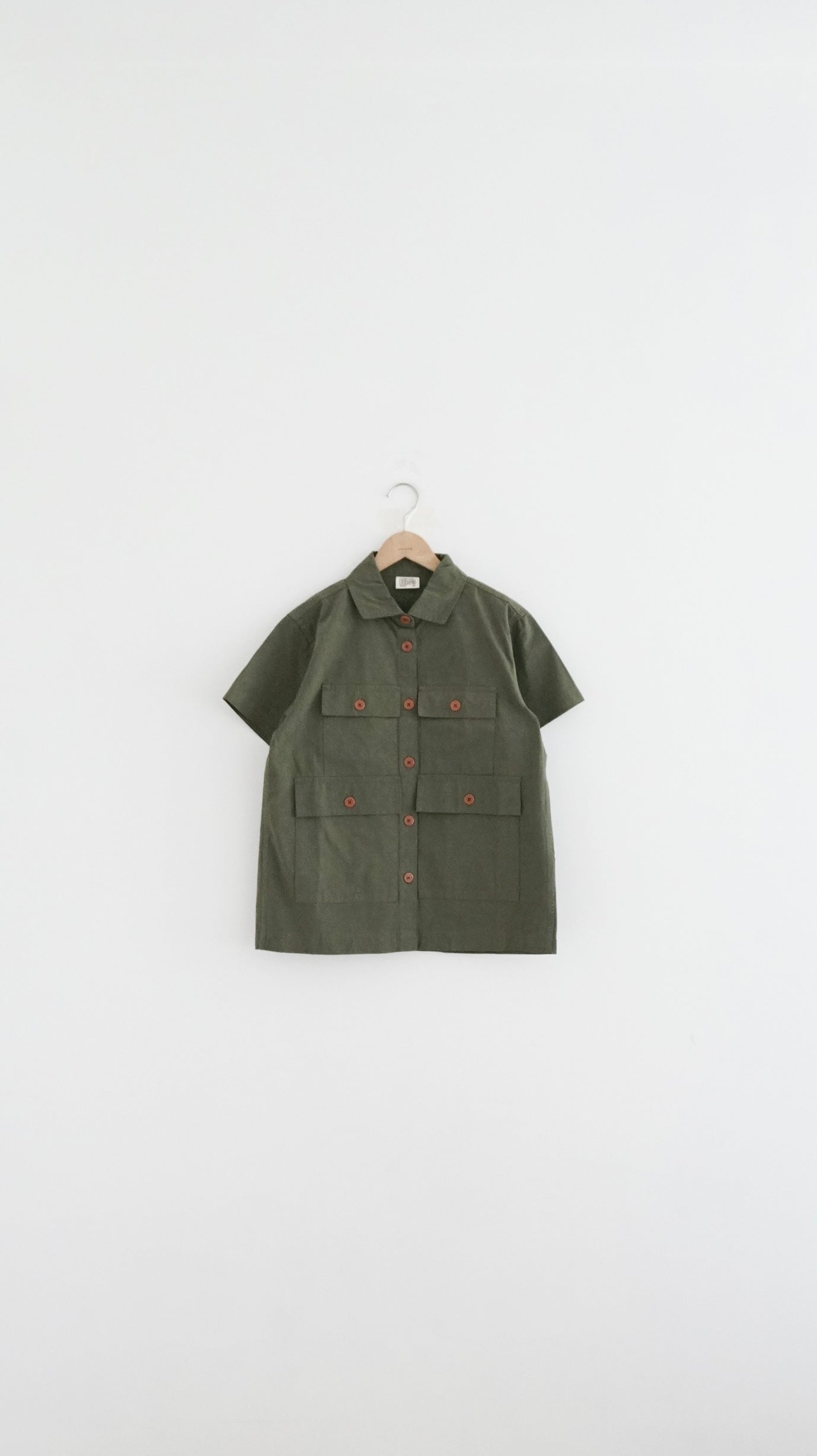 pocket worker shirt in green
