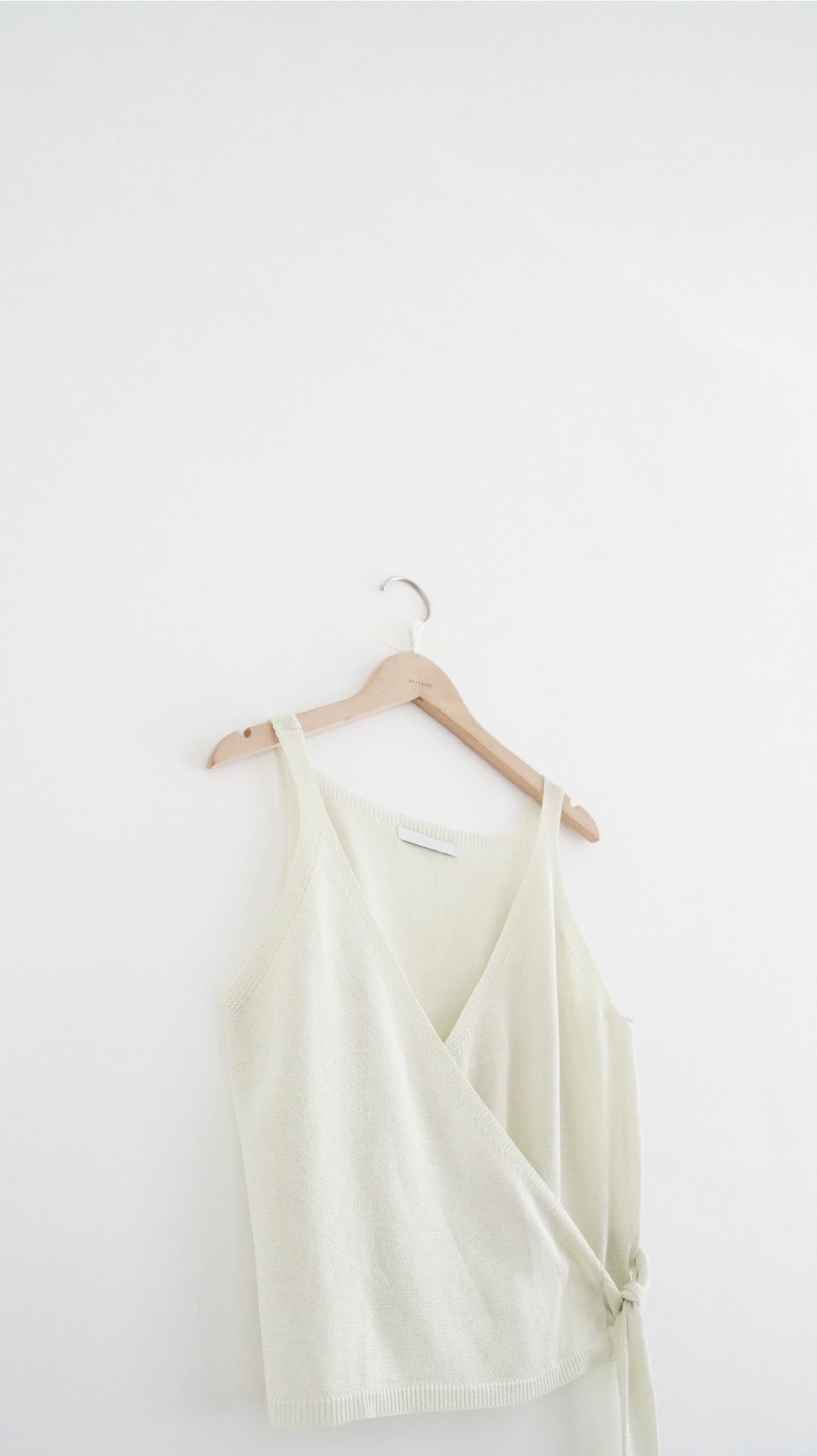 kimono tie vest in light green (pre-order)