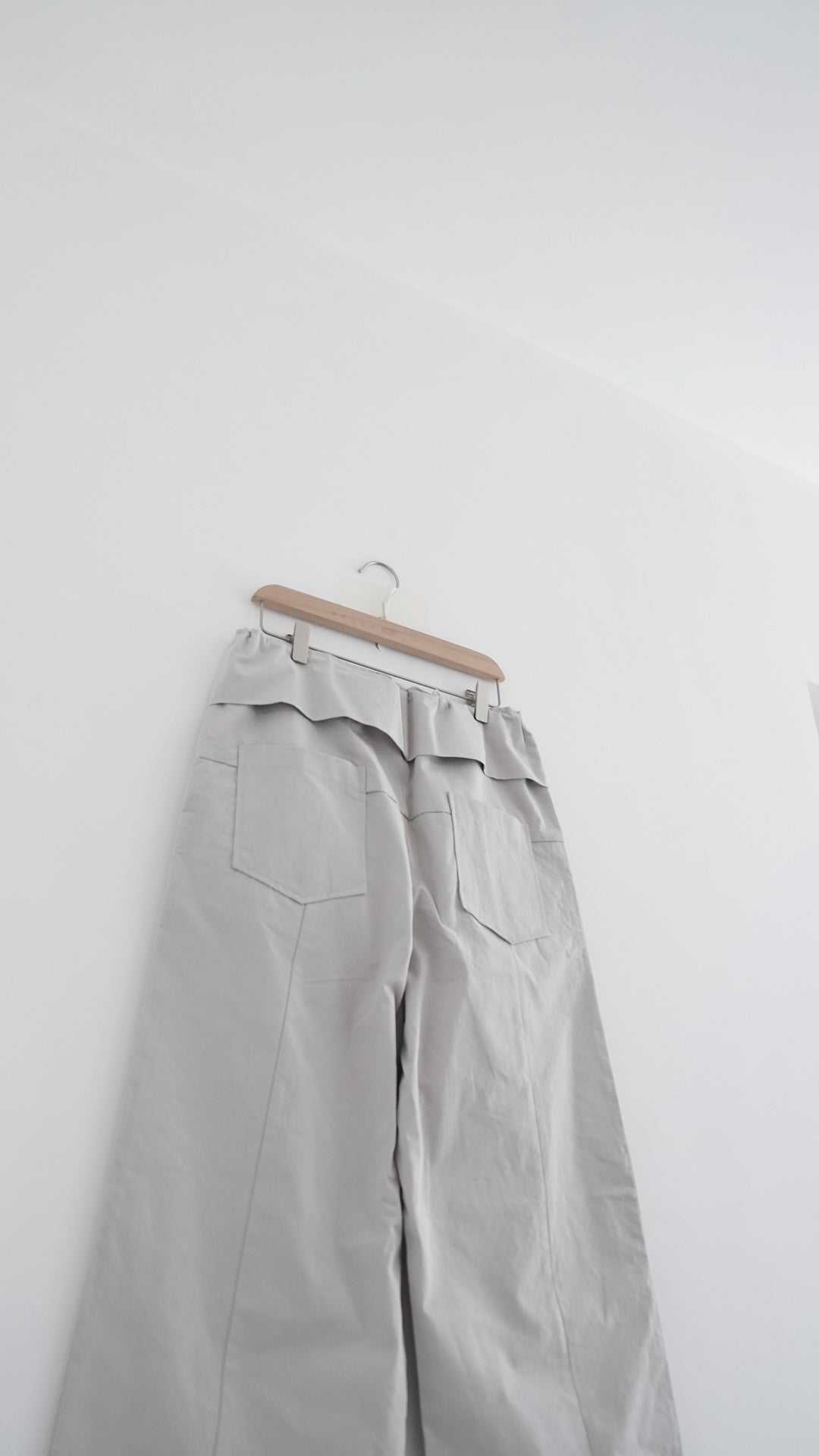 voss high end low waist vintage pants in grey (pre-order)