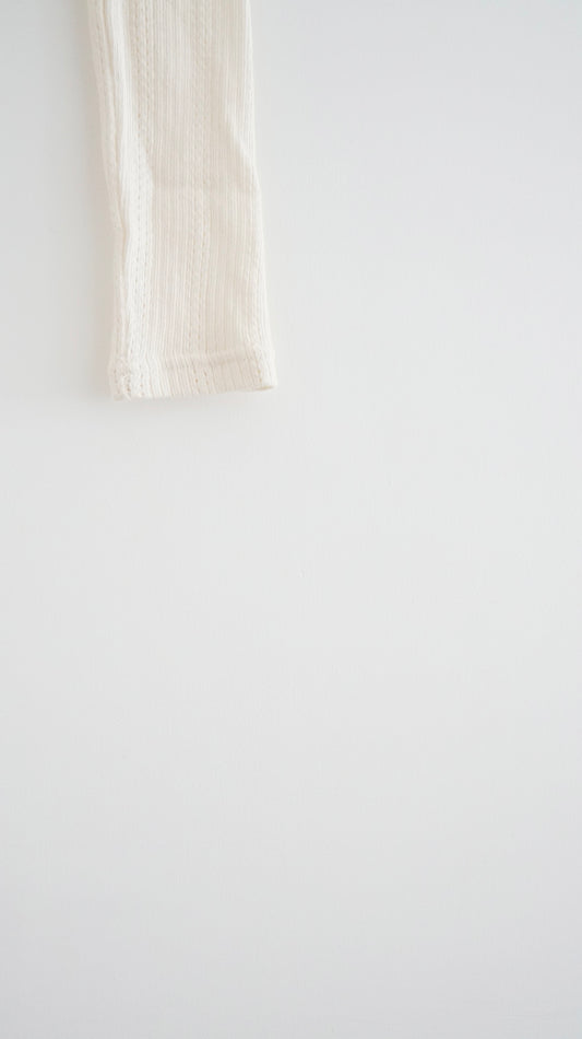 slim cut cardigan in ivory
