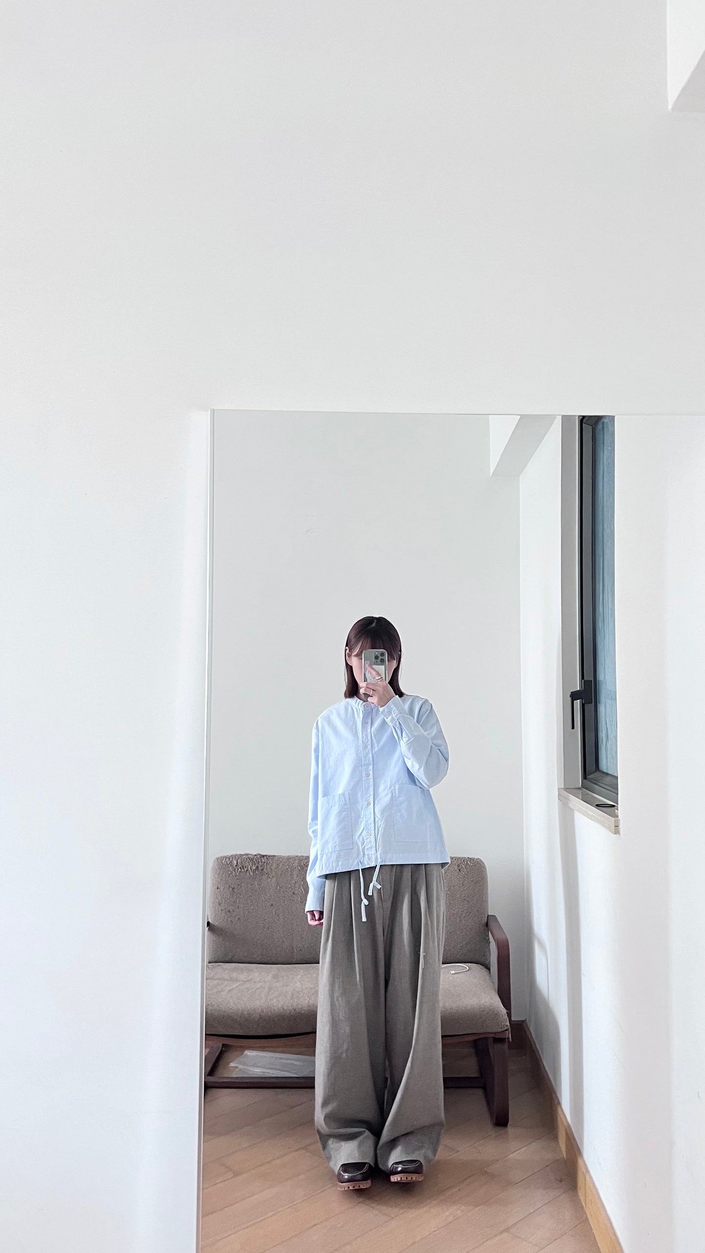 baby cotton shirt in sora