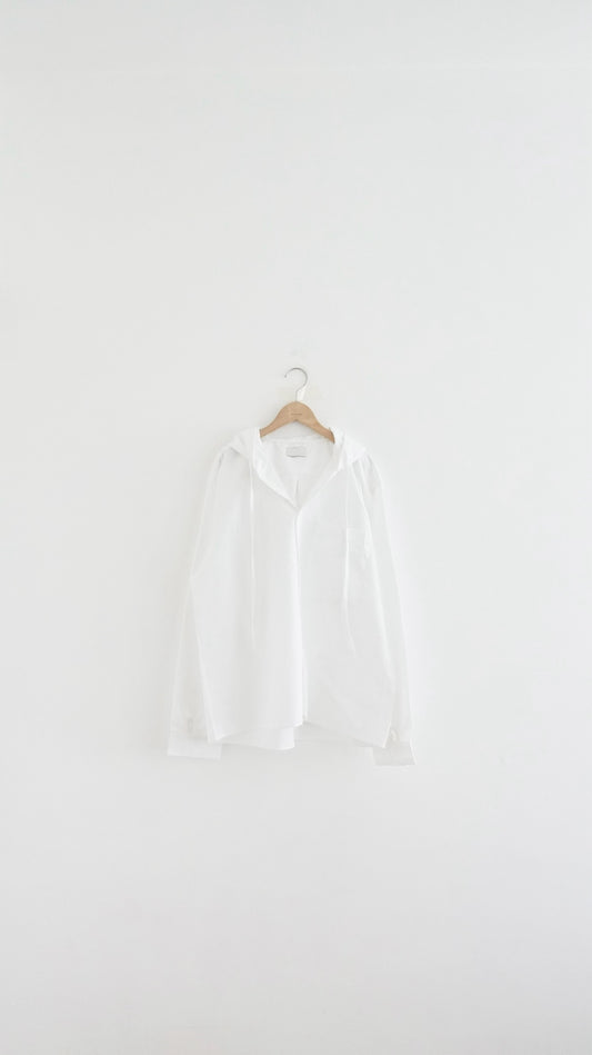unisex plain hoodies shirt in white
