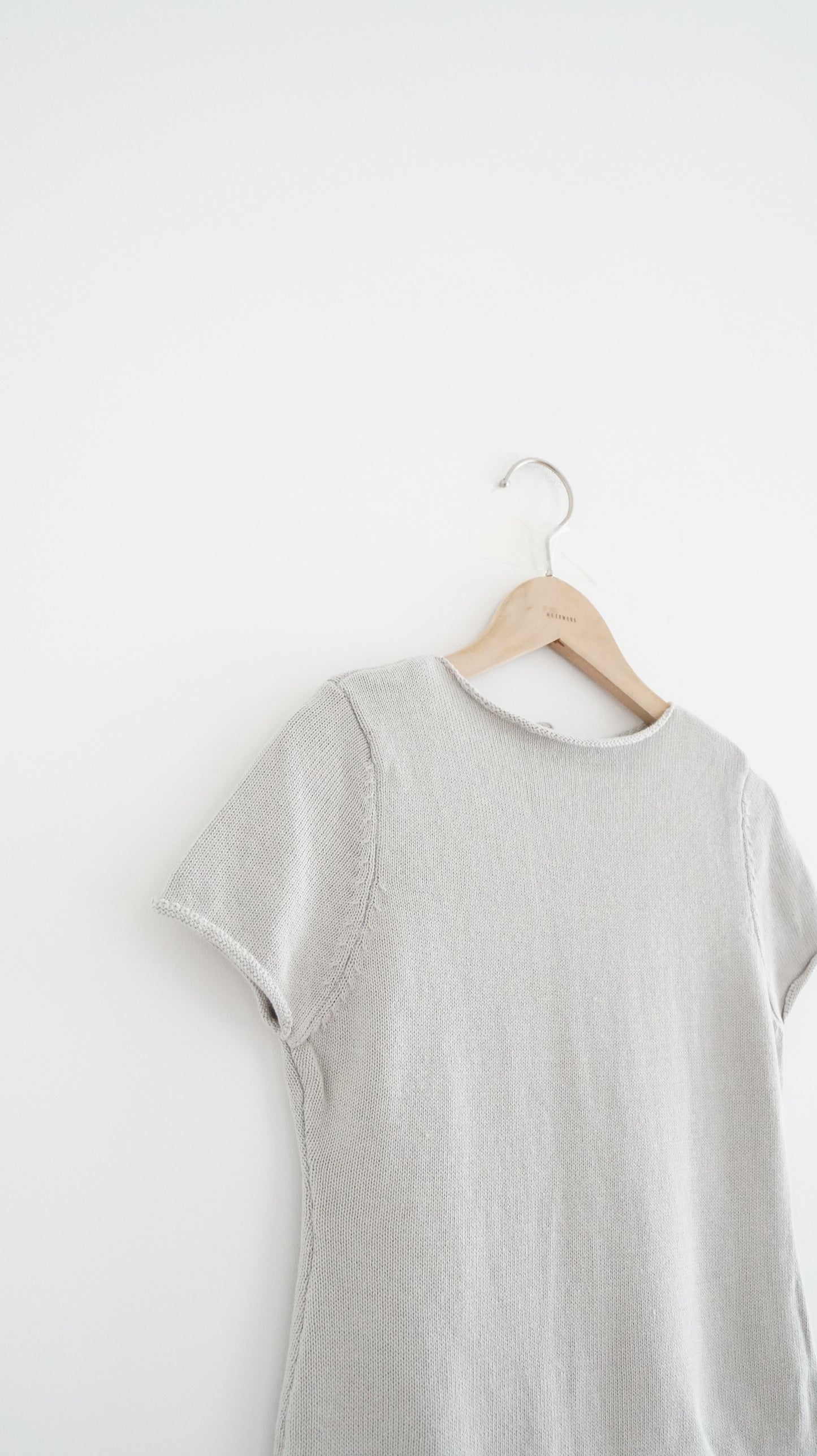 soft sleeve cardigan in grey (pre-order)