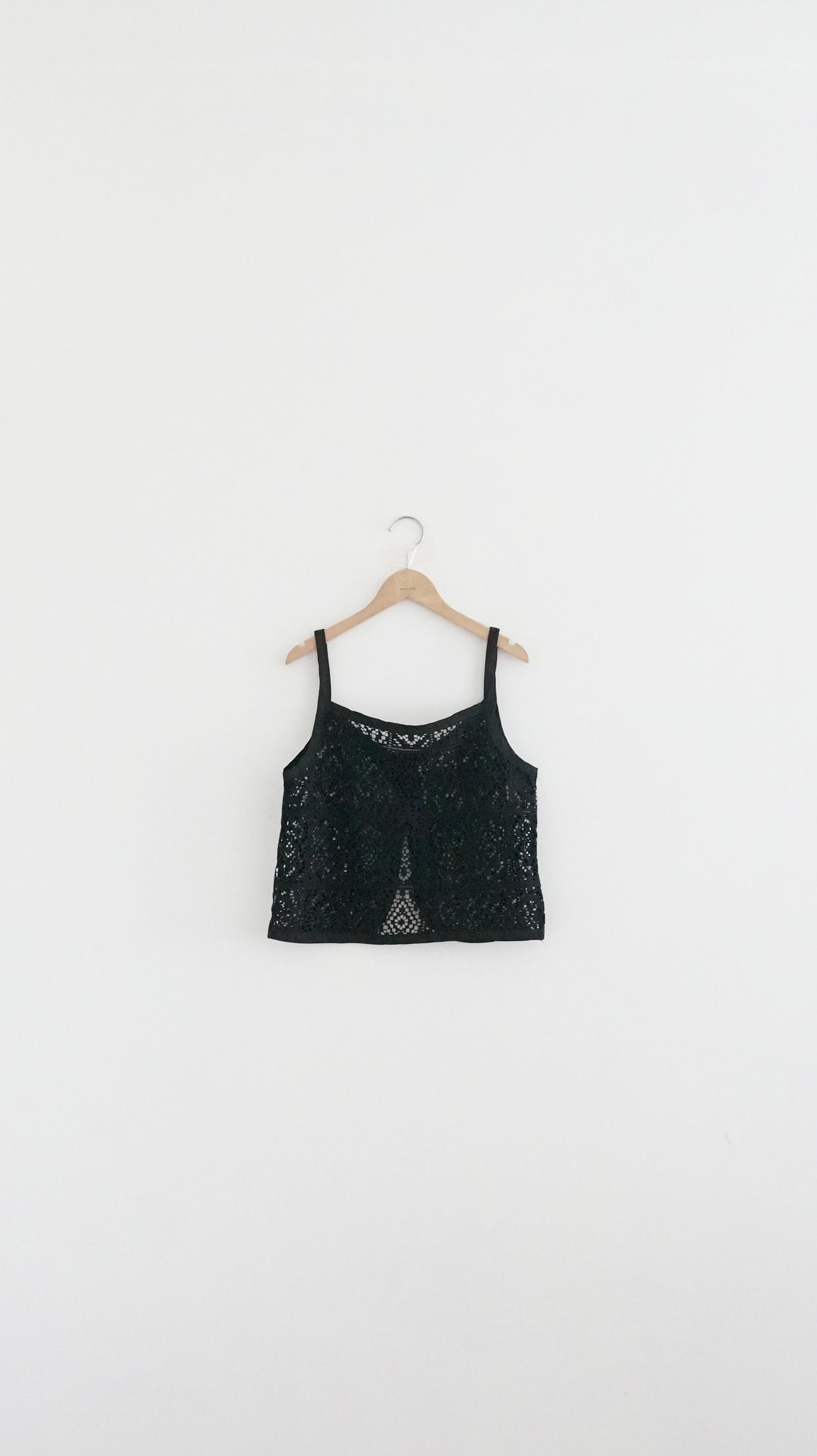 bloomwork overlay vest in black (pre-order)