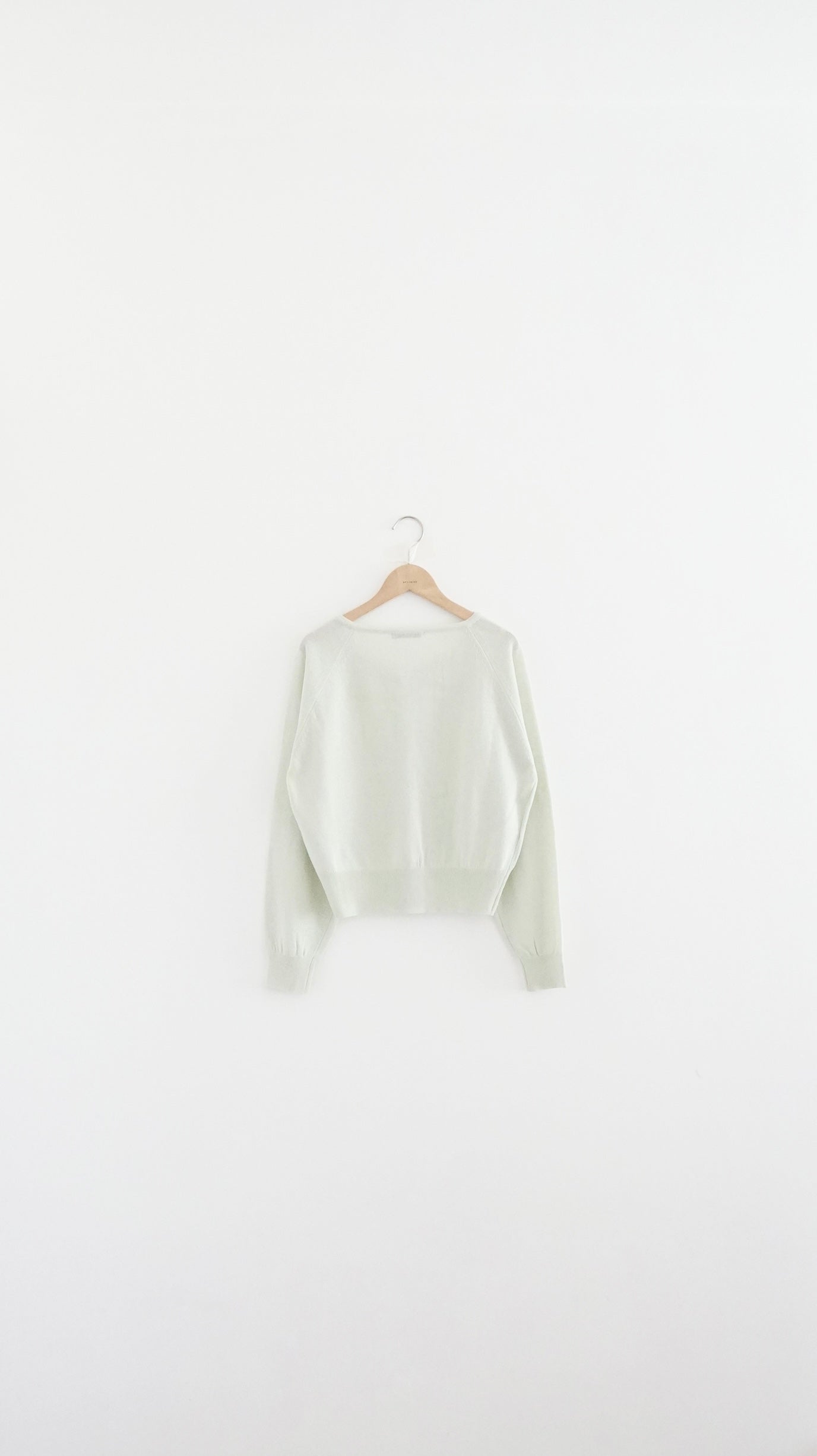 refined sheer cardigan in light green (pre-order)