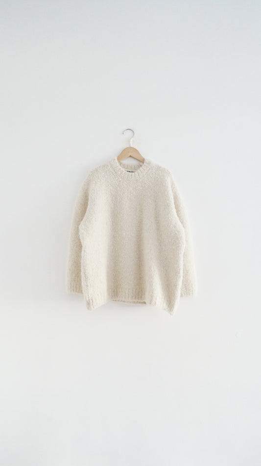 piano sweater in ivory ( pre-order )