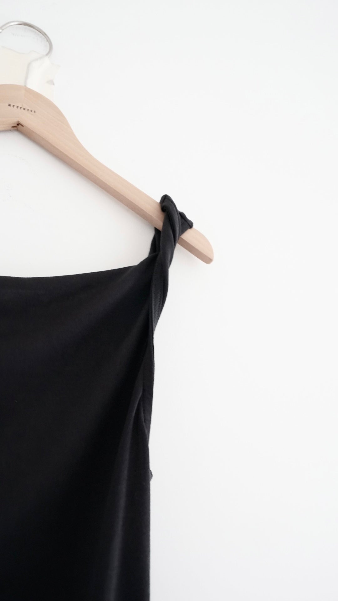 twist tank top in charcoal (pre-order)