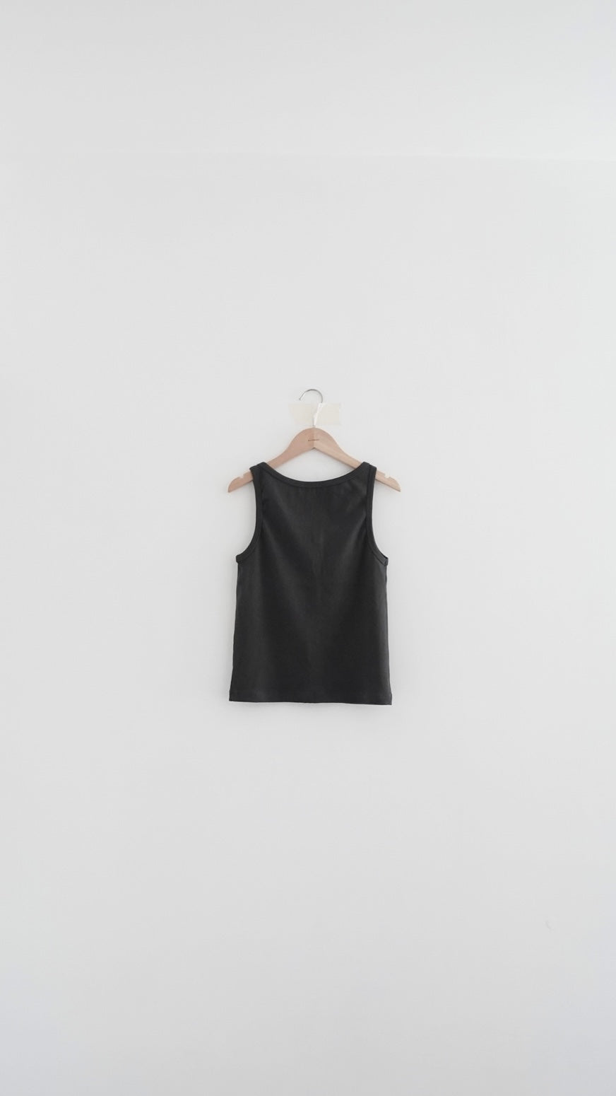 Leon cookies button tank top in charcoal (pre-order)