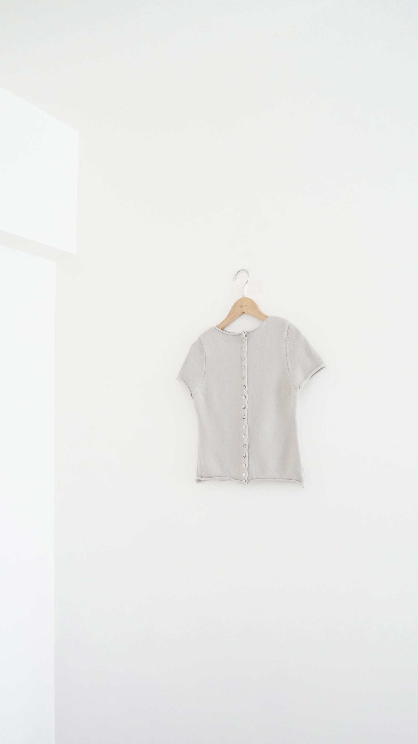 soft sleeve cardigan in grey (pre-order)