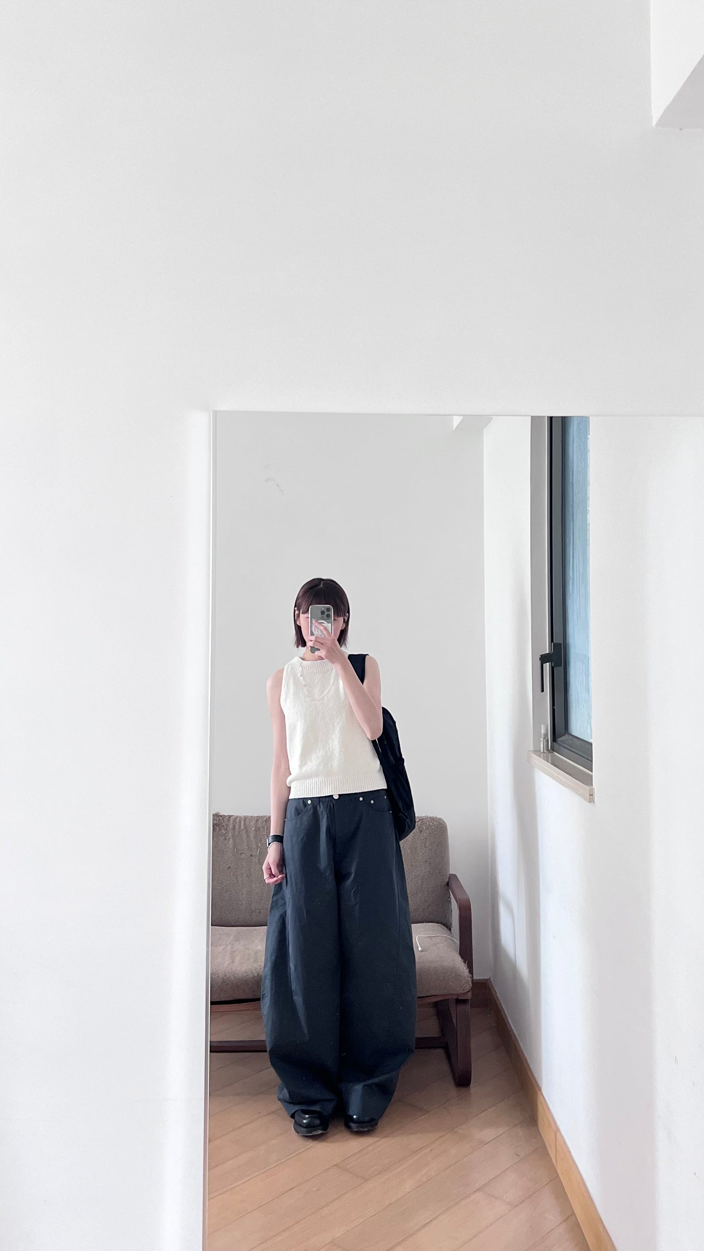 light cocoon pants in charcoal (pre-order)