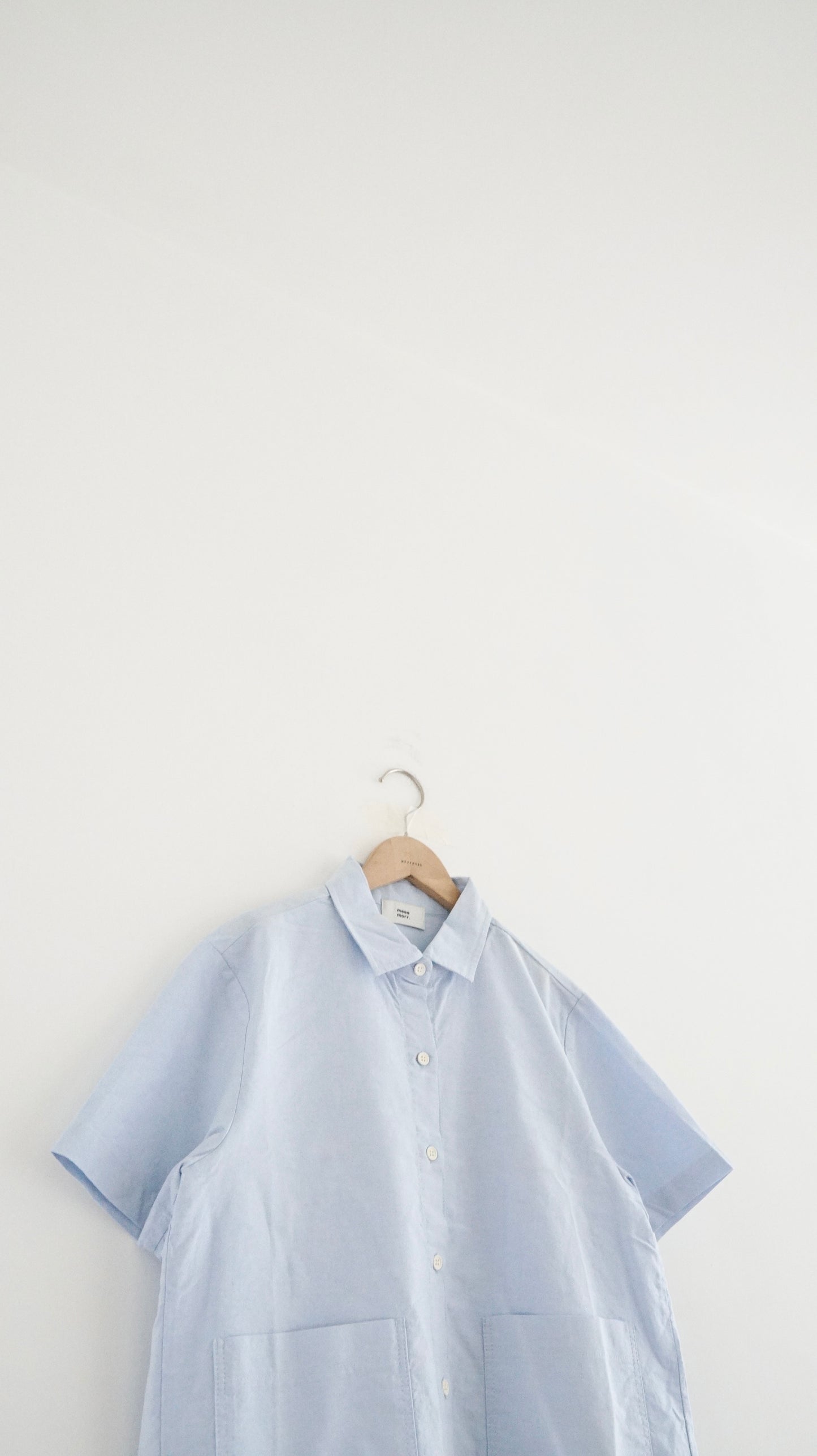 baby cotton short sleeve shirt in sora
