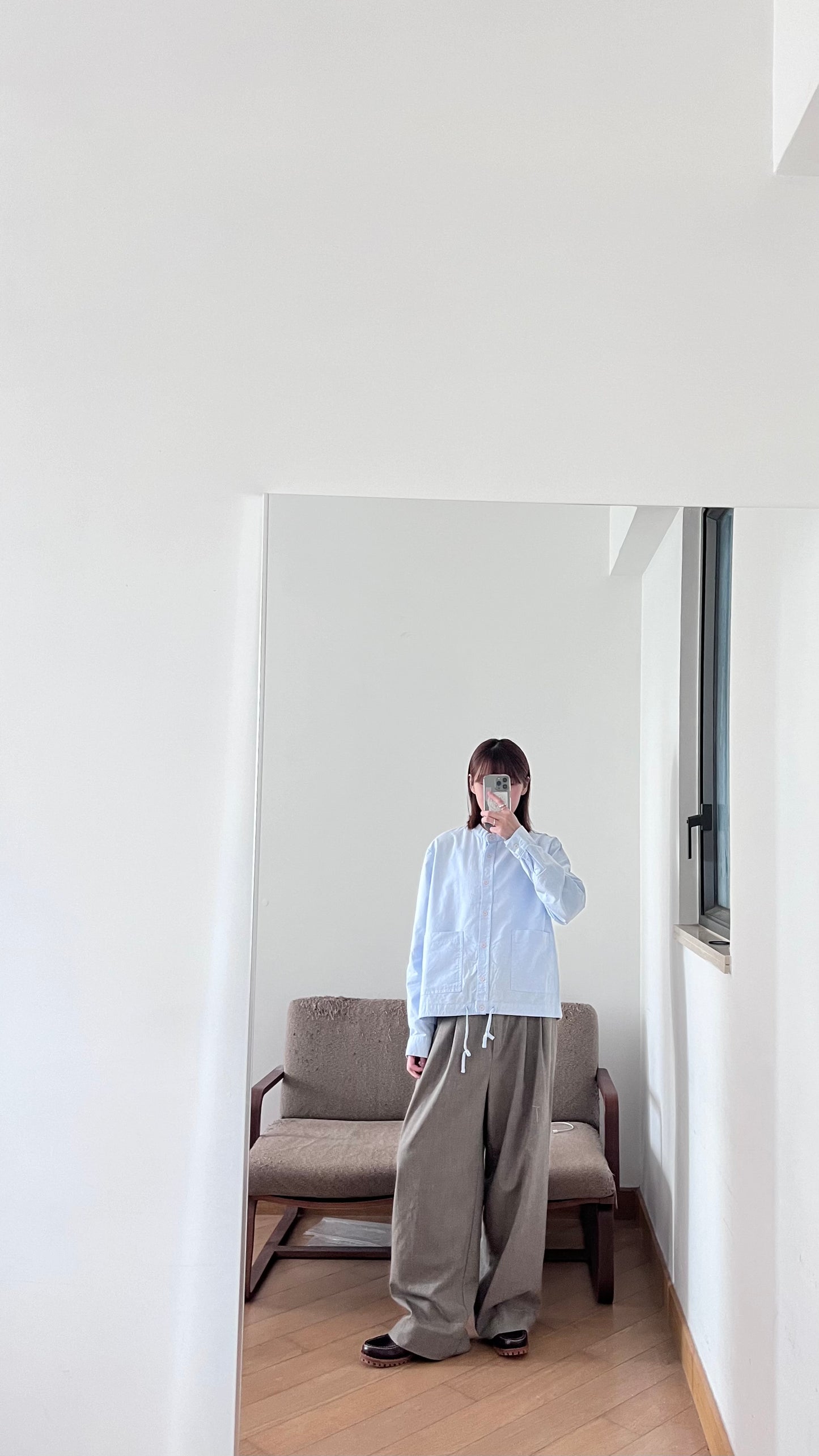 baby cotton shirt in sora