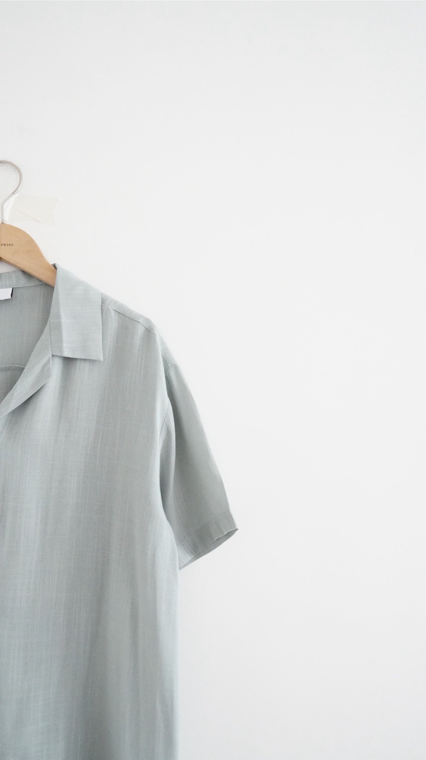 linen summer shirt in sage (pre-order)