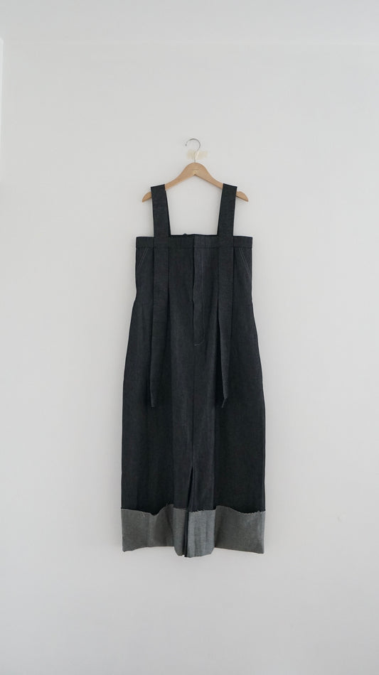 ikee unwashed denim dress